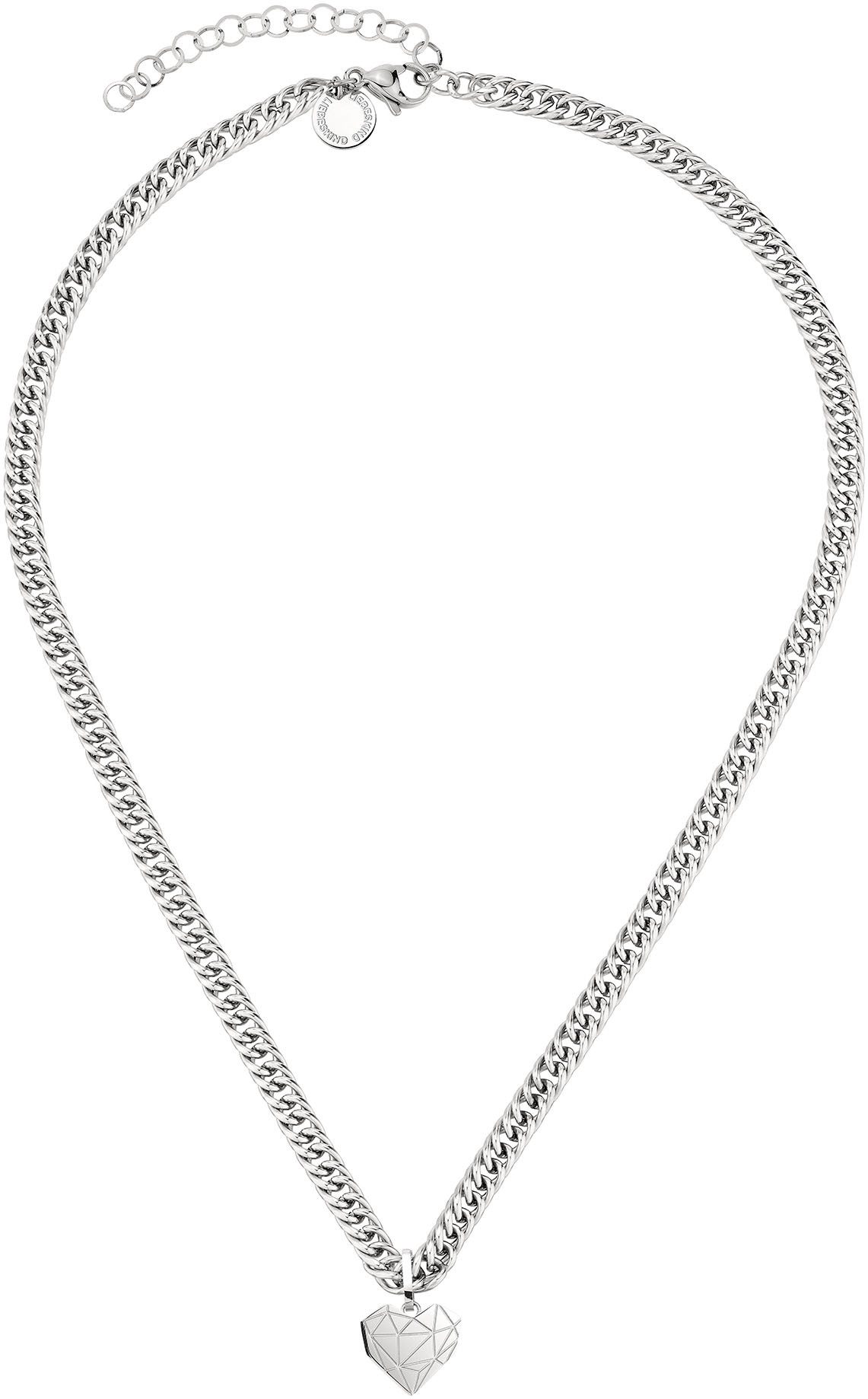 Liebeskind Berlin Ketting met hanger Schmuck Geschenk Edelstahl Halskette Herz, LJ-0850-N-45