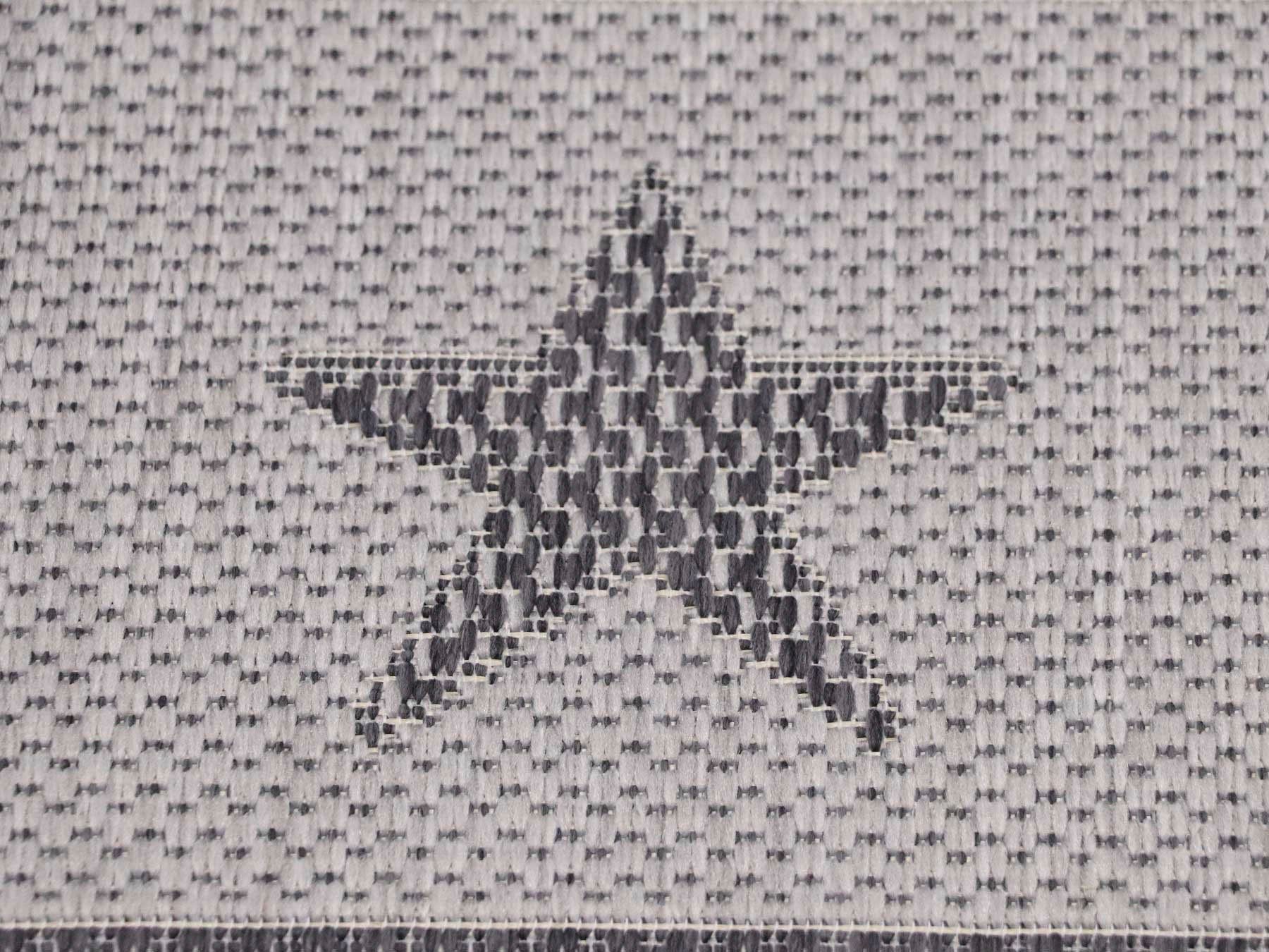 Primaflor-Ideen in Textil Kindervloerkleed CABANE - Springkasteel Platweefsel, speel-vloerkleed hinkelbaan, geschikt voor buiten