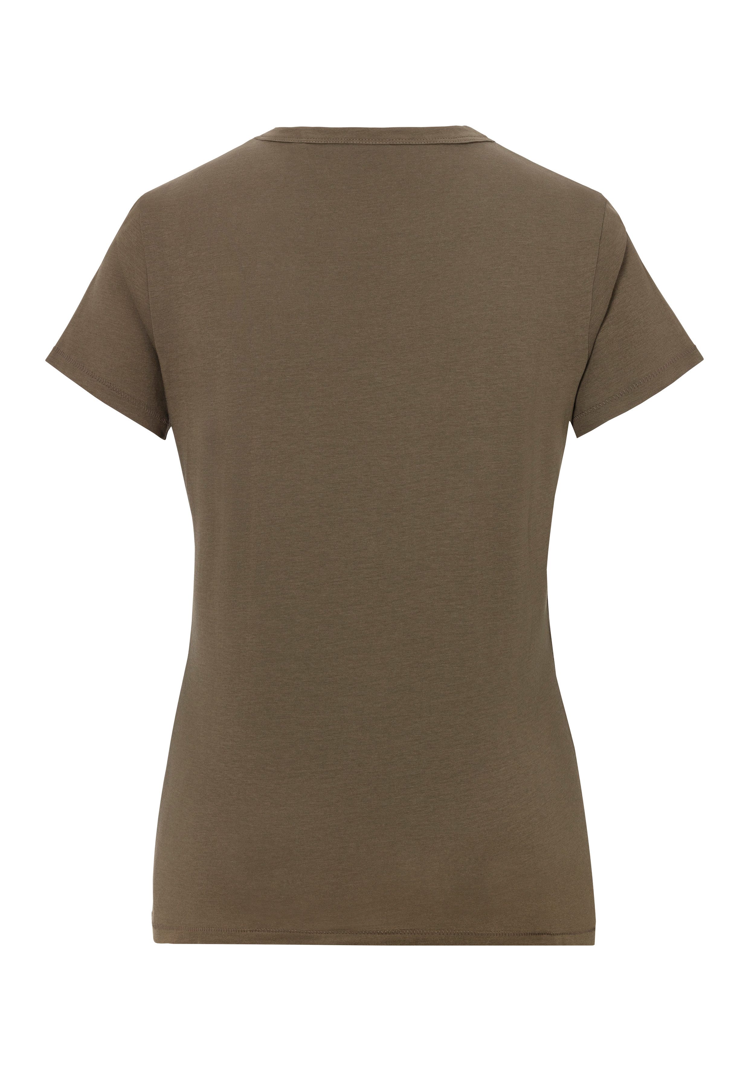 Boss Orange T-shirt C_Elogo_print6 met boss-logo-opdruk met mille fleur-print