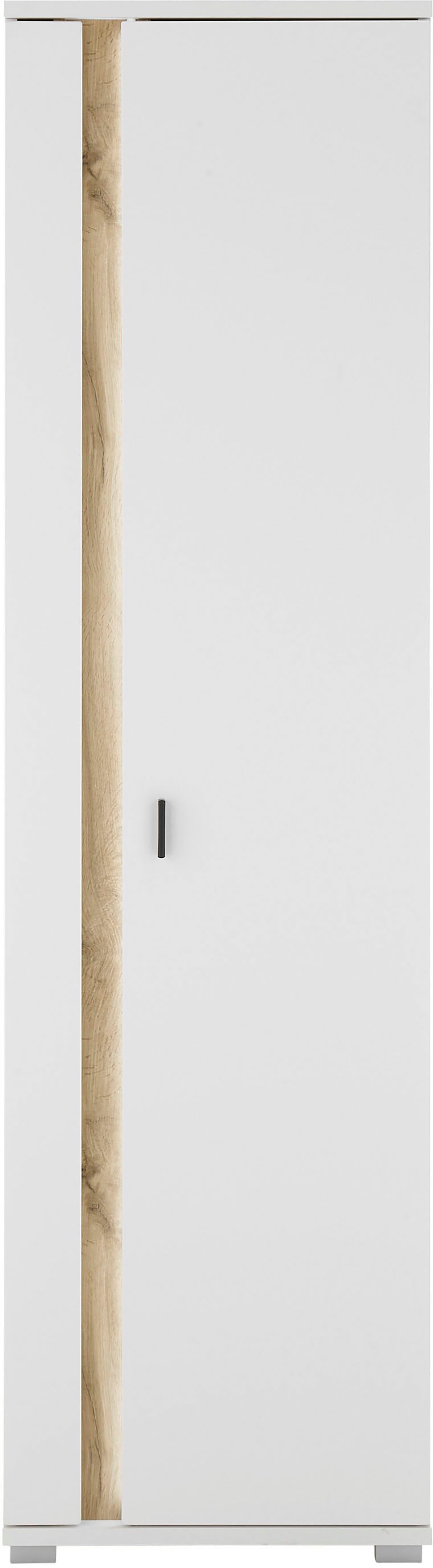 INOSIGN Multifunctionele kast Long Island in moderne trendkleur, inclusief verticale verlichting, breedte 55 cm (1 stuk)