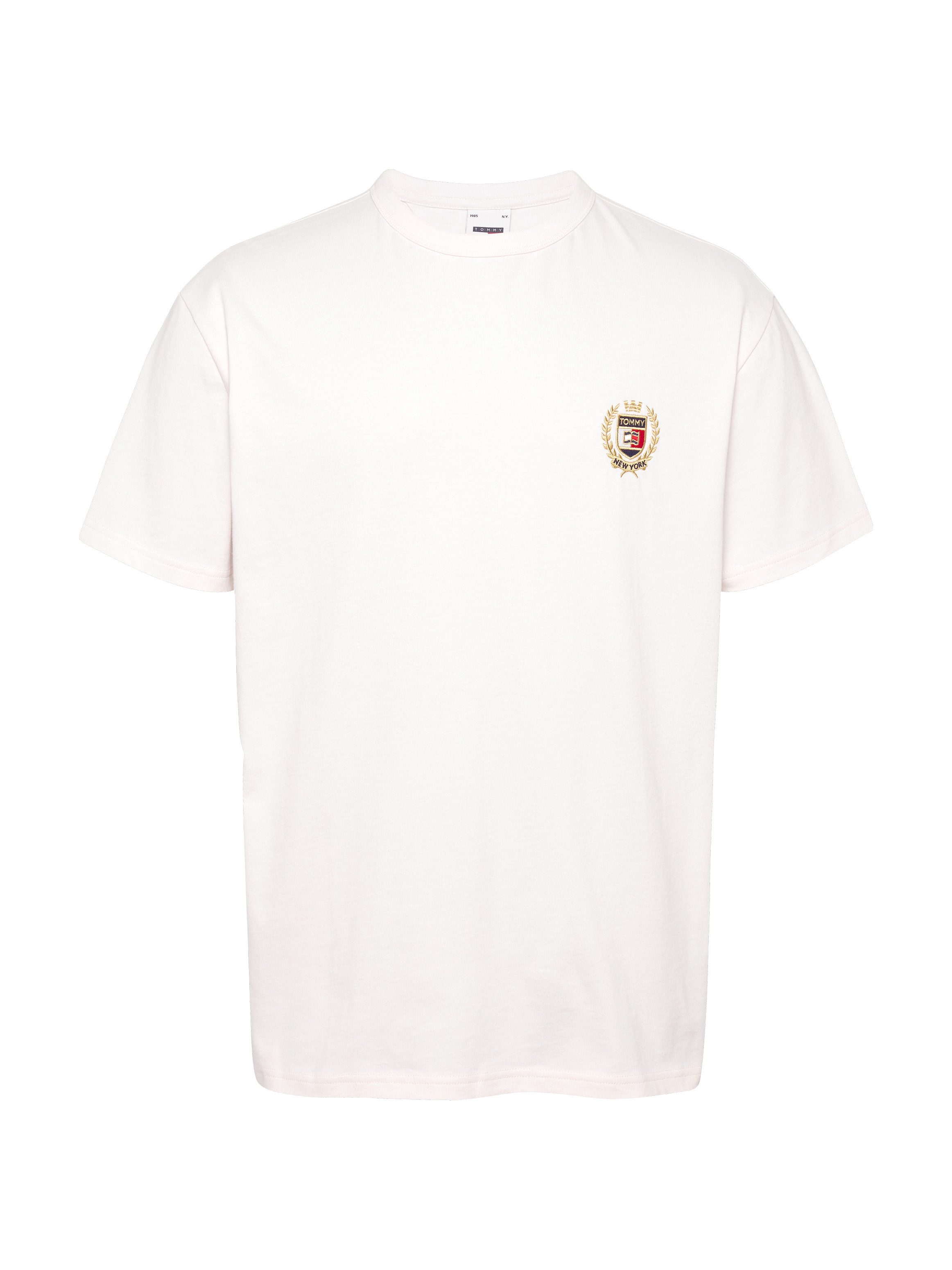 TOMMY JEANS T-shirt TJM REG RWB CREST FLAG TEE EXT geborduurd merkembleem op borsthoogte
