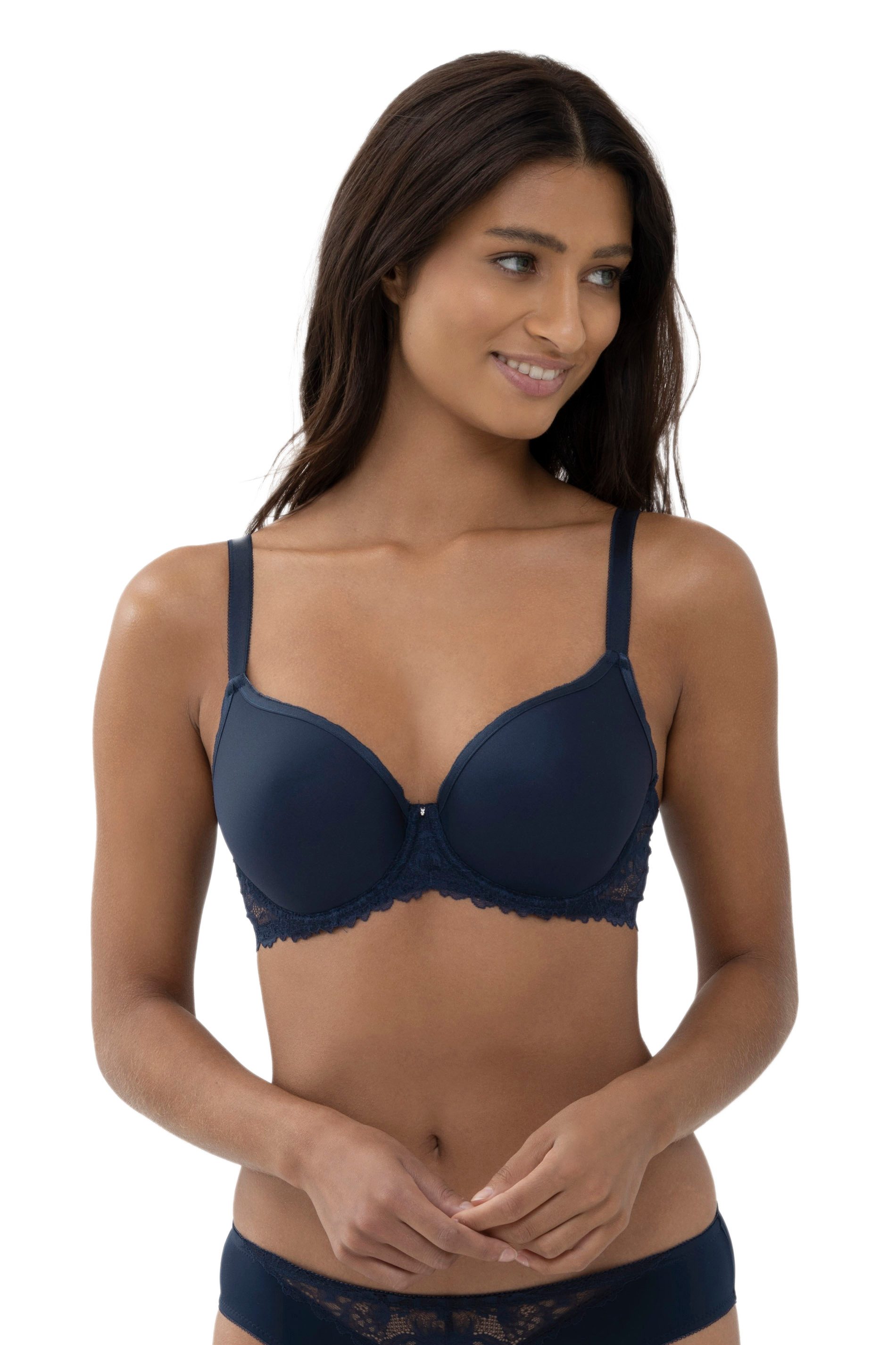 Mey Beugel-bh SERIE LUXURIOUS Tweekleurige bovenkant, verstelbare sierband, full-cup