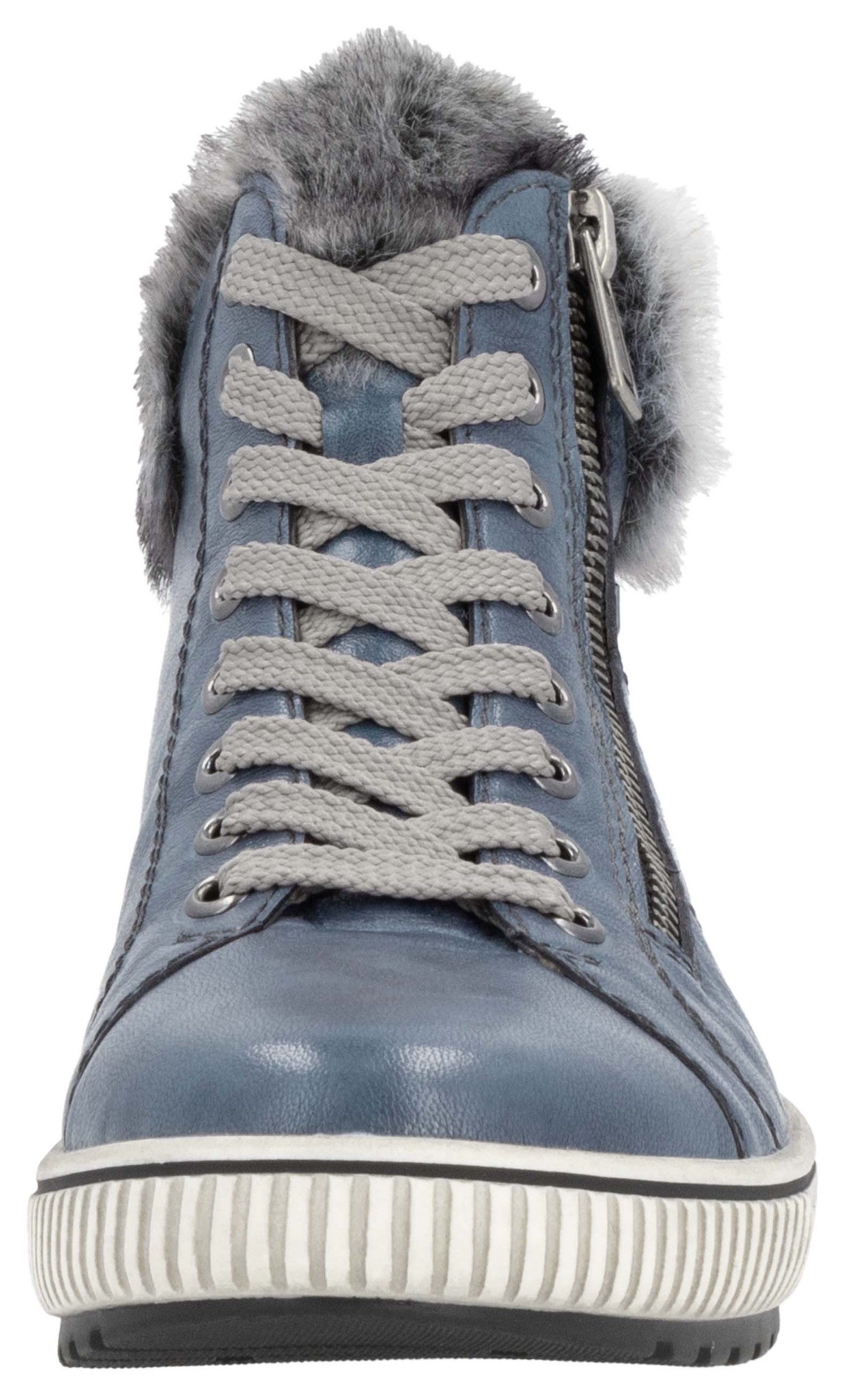 Remonte Winterlaarzen , plateau, outdoorschoen veterschoenen met waterafstotende tex-membraan