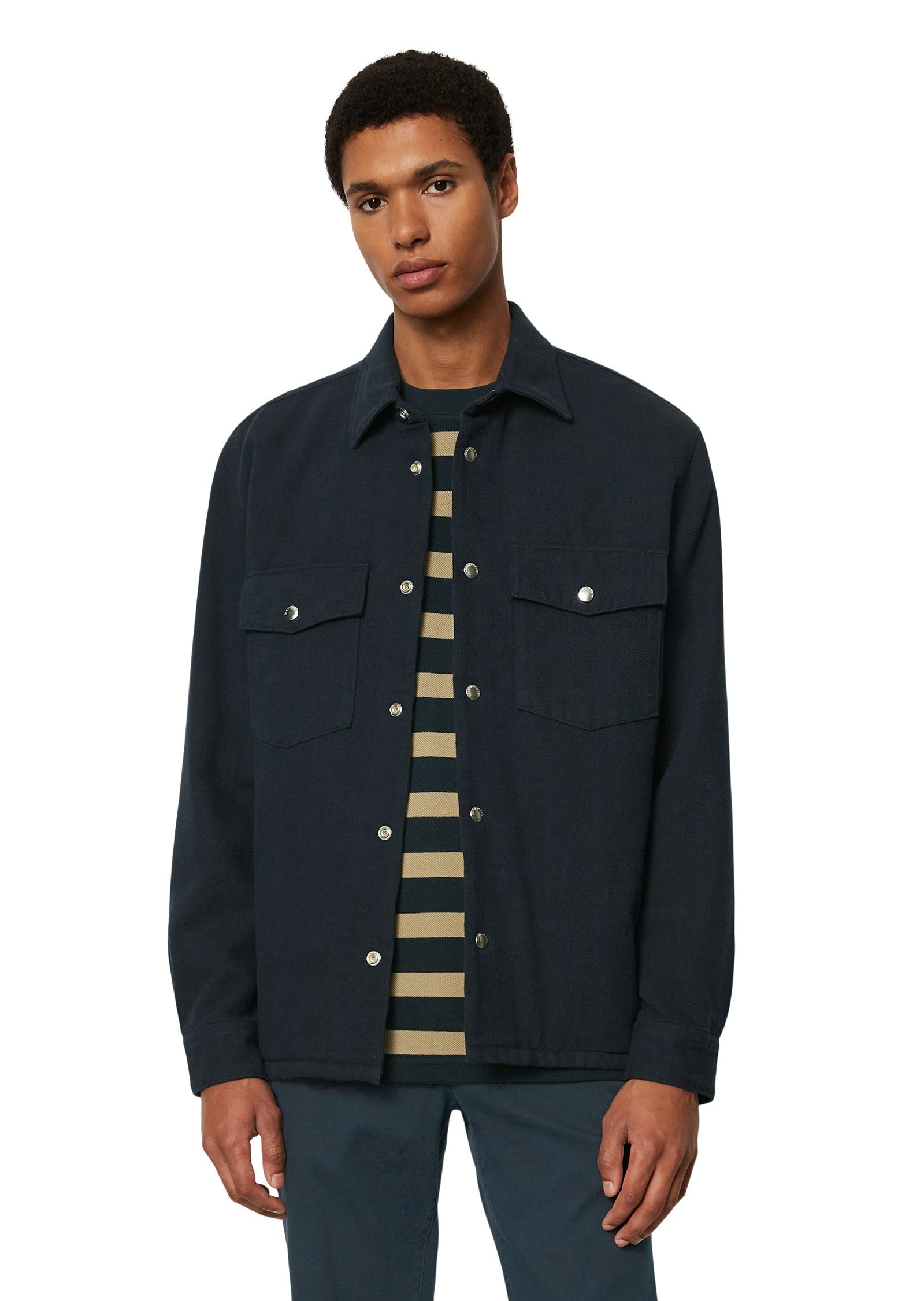 Marc O'Polo Overhemdjasje heren overshirts maat S blauw