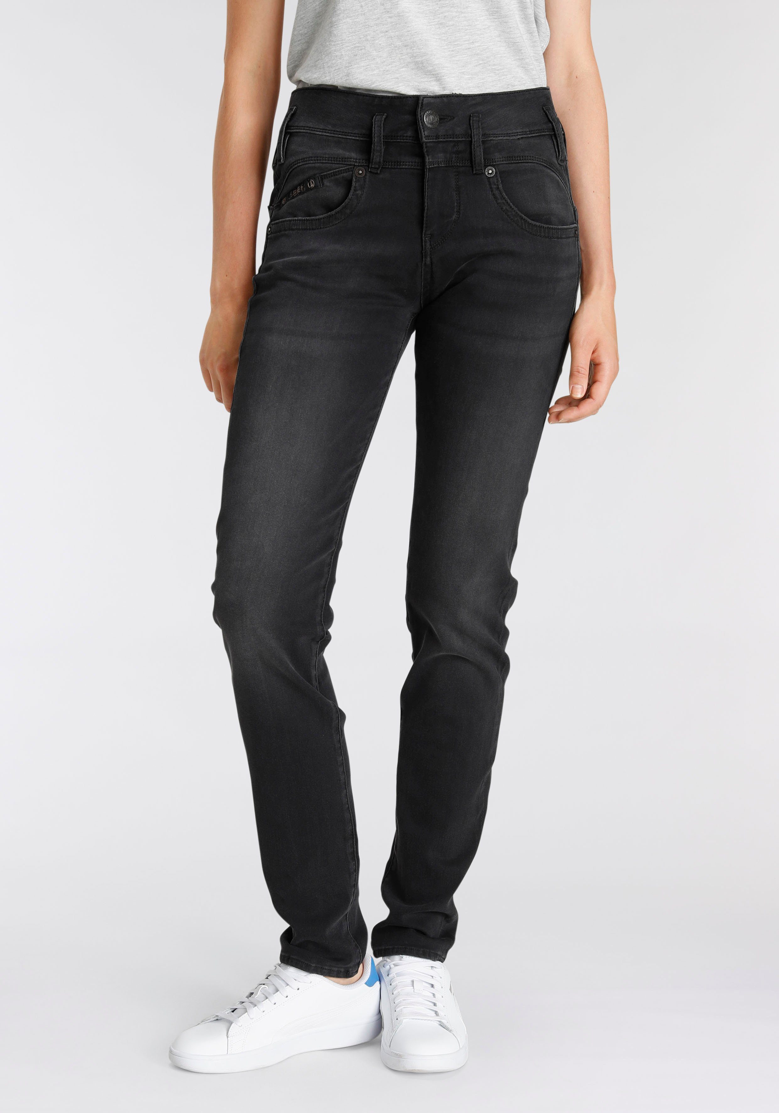 Herrlicher Slim fit jeans PEARL SLIM REUSED Aanhoudende topkwaliteit bevat gerecycled materiaal