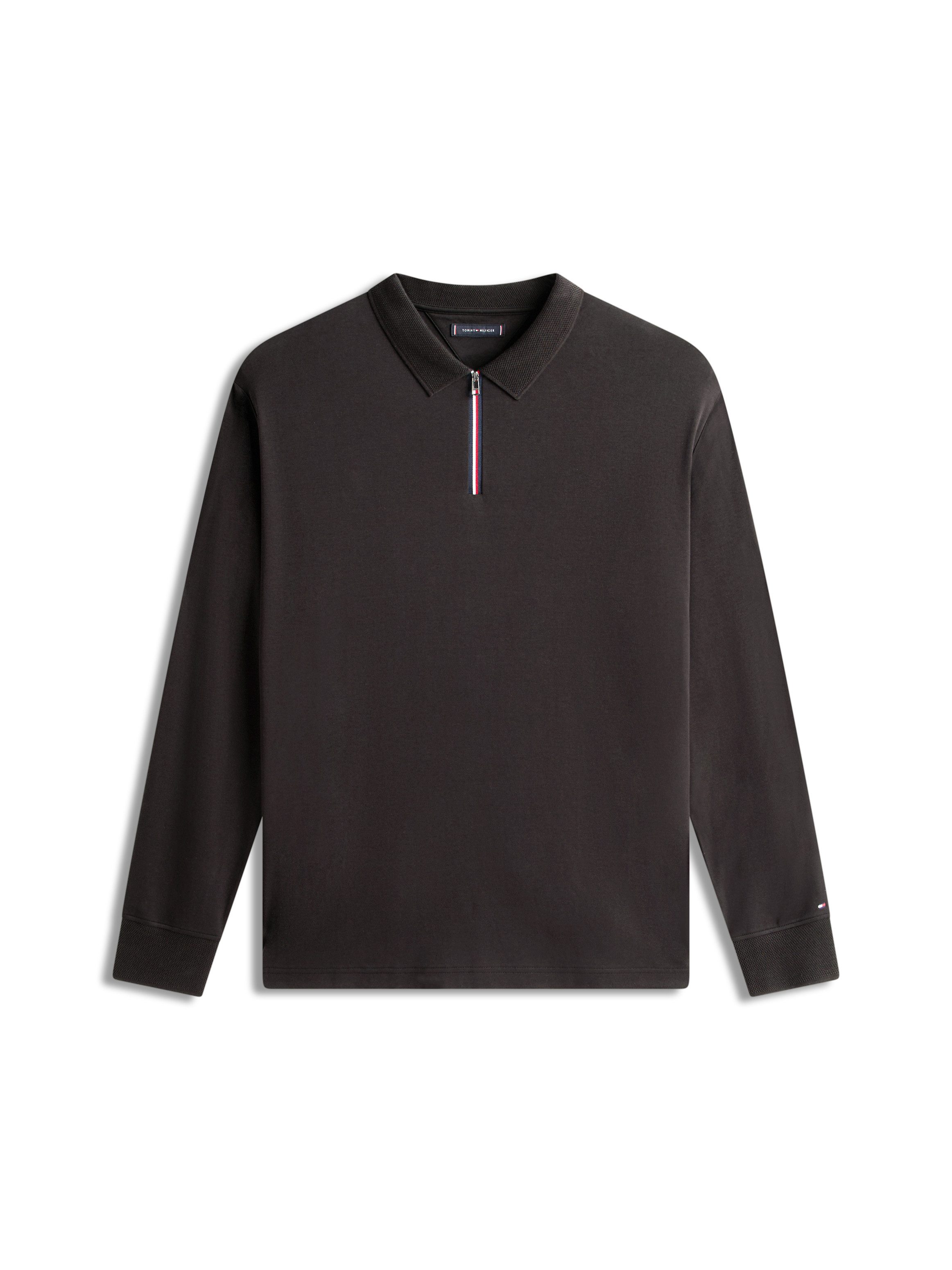 Tommy Hilfiger Poloshirt met lange mouwen ZIP INTERLOCK POLO
