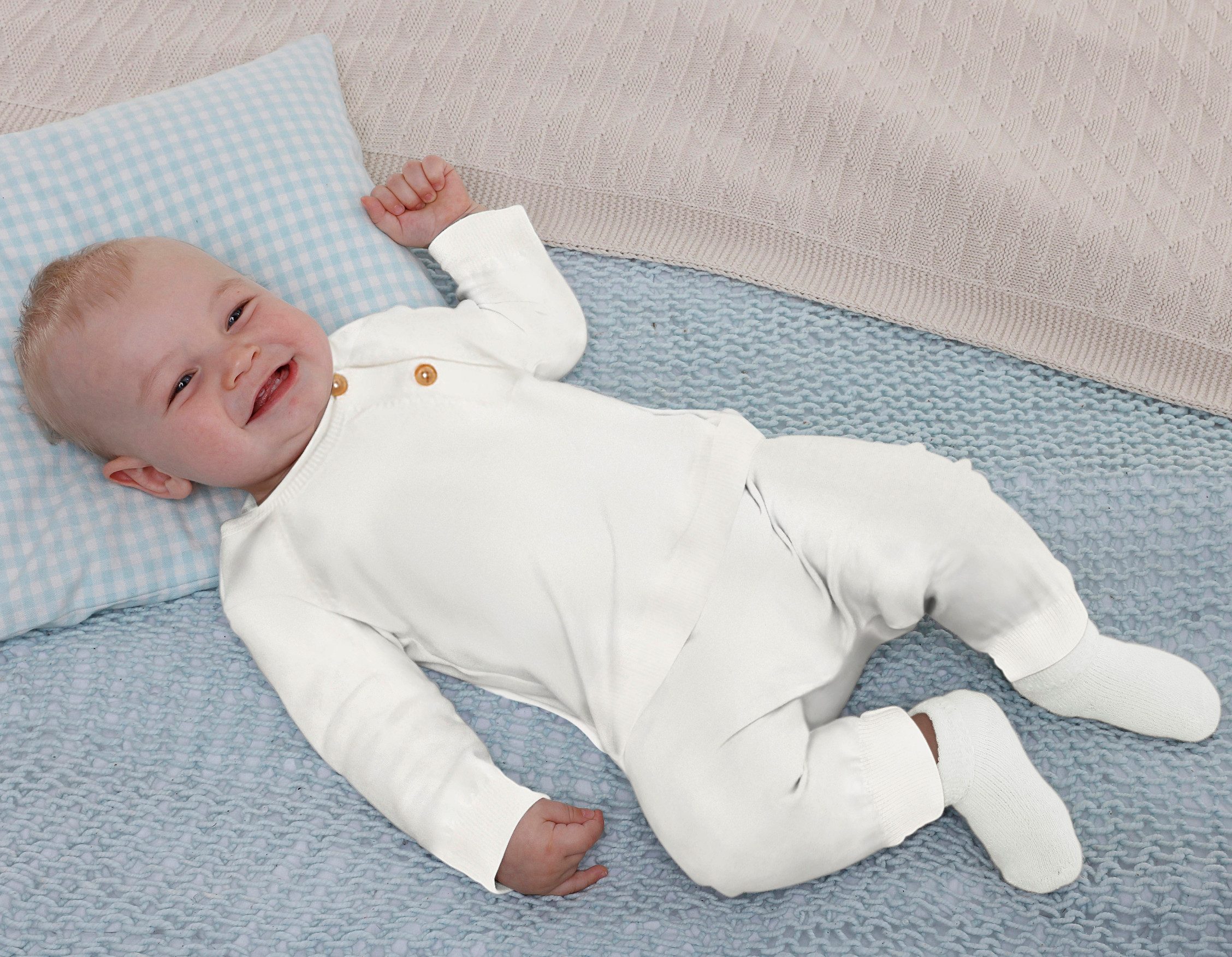 KIDSWORLD Newborn-cadeauset 2-delig baby-breiset - NIEUWE COLLECTIE (set, 2-delig)