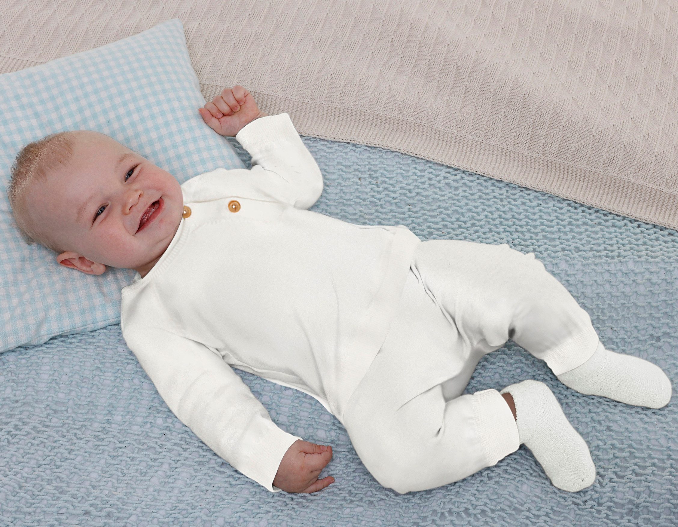 KIDSWORLD Newborn-cadeauset 2-delig baby-breiset NIEUWE COLLECTIE (set 2-delig)