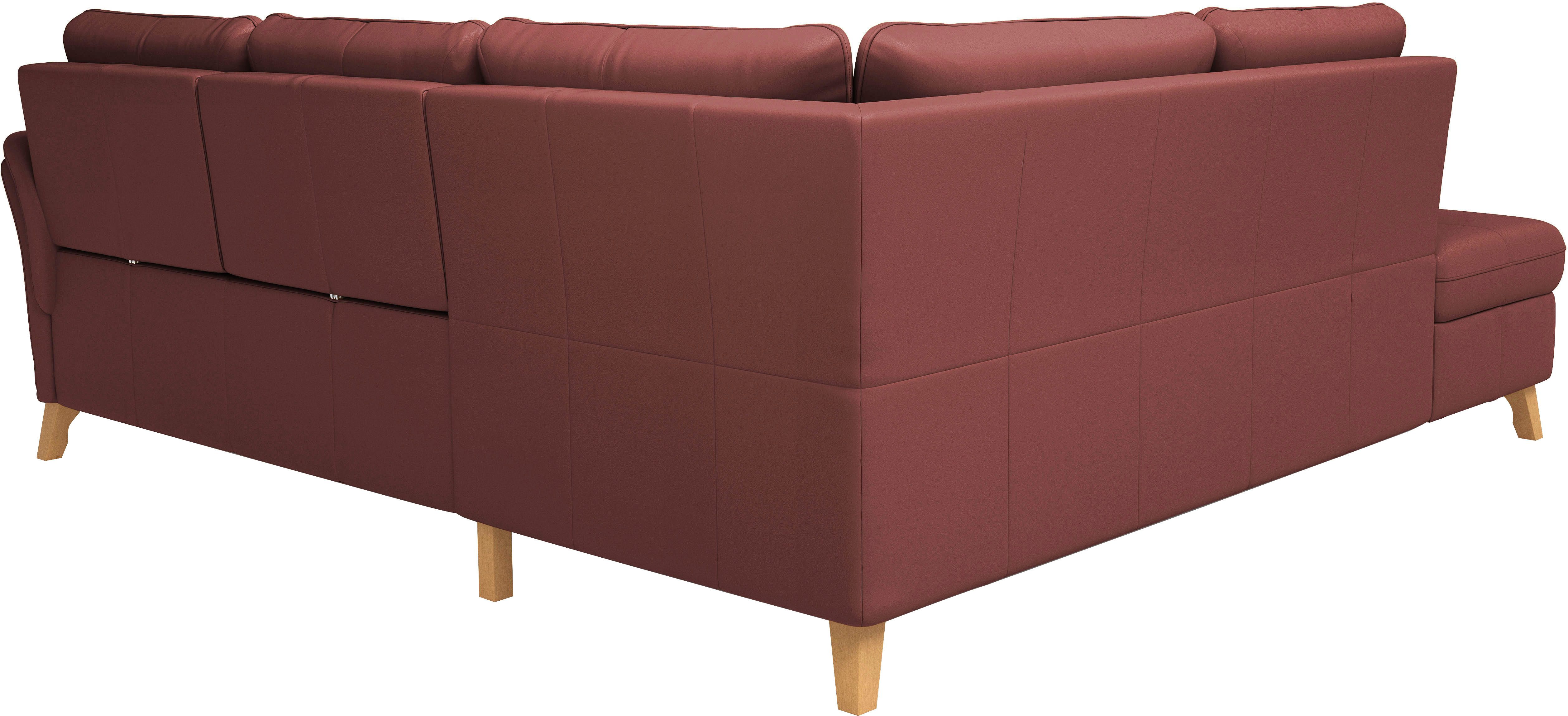 sit&more Hoekbank Göteborg inclusief zitdiepteverstelling, optioneel met bedfunctie & bedlade