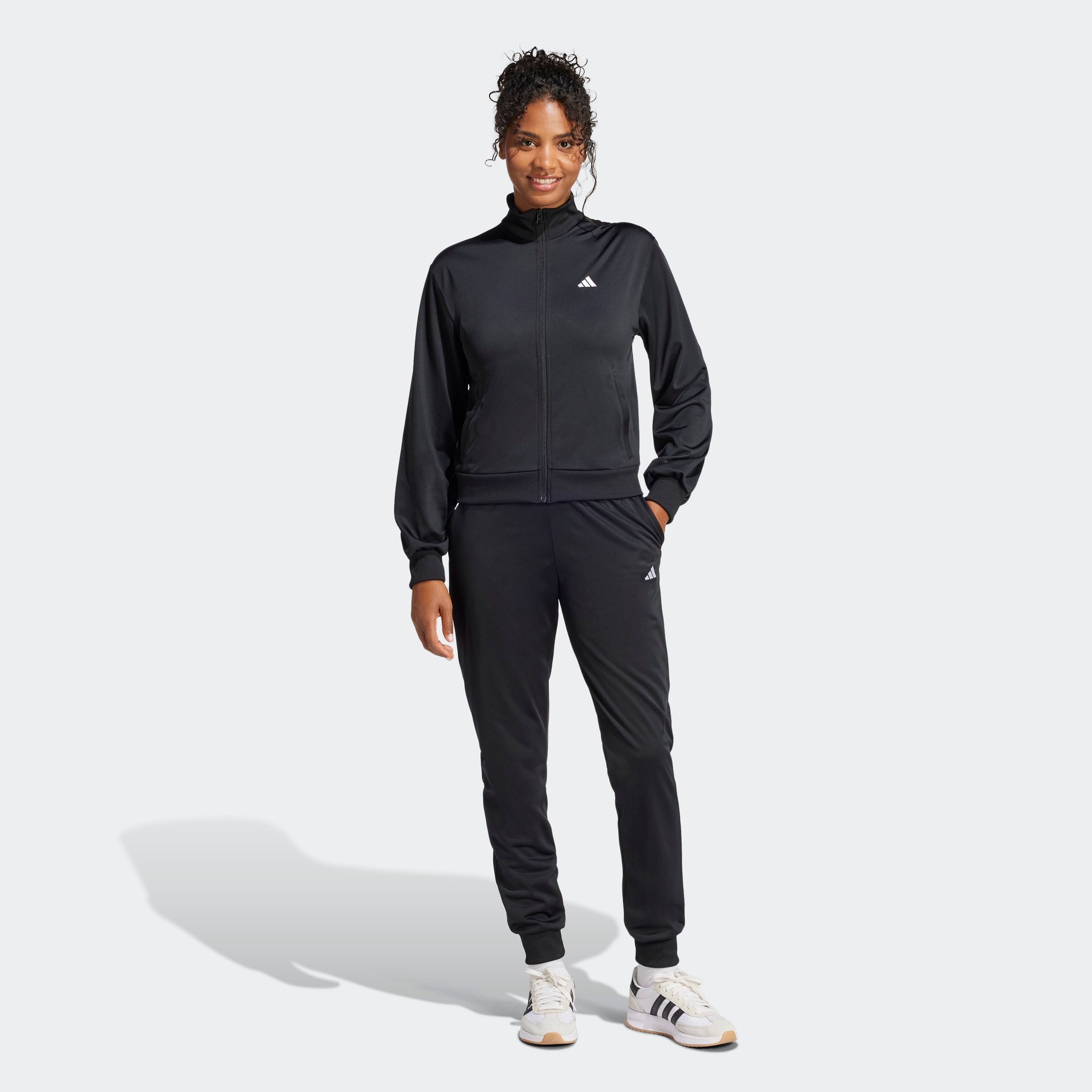 adidas Sportswear Trainingspak W FEELCOZY TS (2-delig) dames fitness maat S zwart
