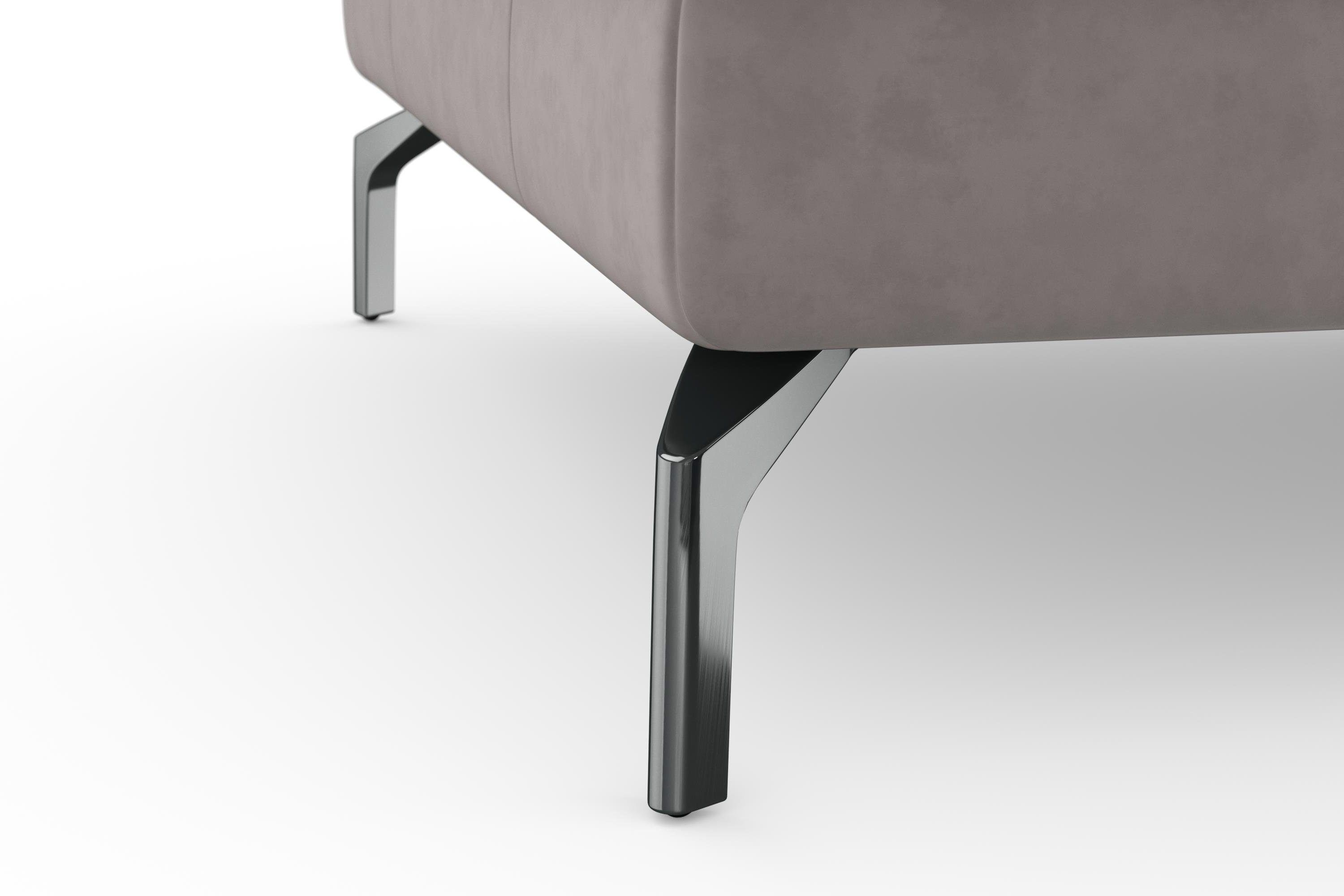 sit&more Hoekbank Bendigo L-vorm inclusief zitdiepteverstelling, bodemvrijheid 15 cm, in 2 pootkleuren