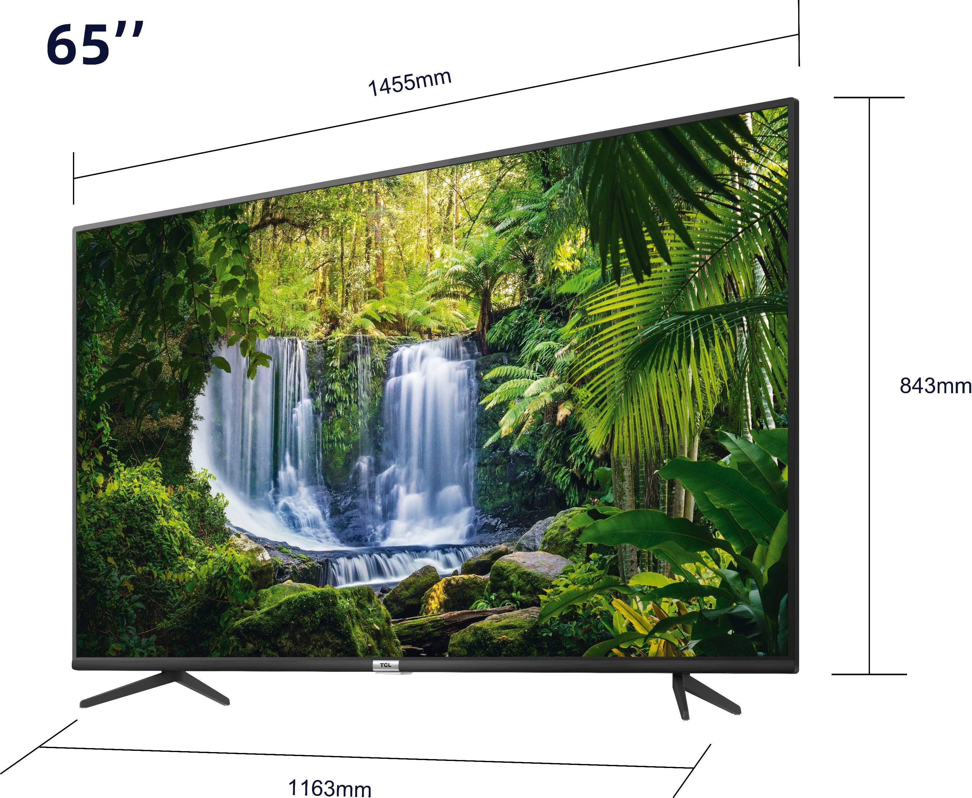 TCL Led-TV 65P616X1, 164 cm / 65", 4K Ultra HD, Smart TV, Android 9.0-besturingssysteem