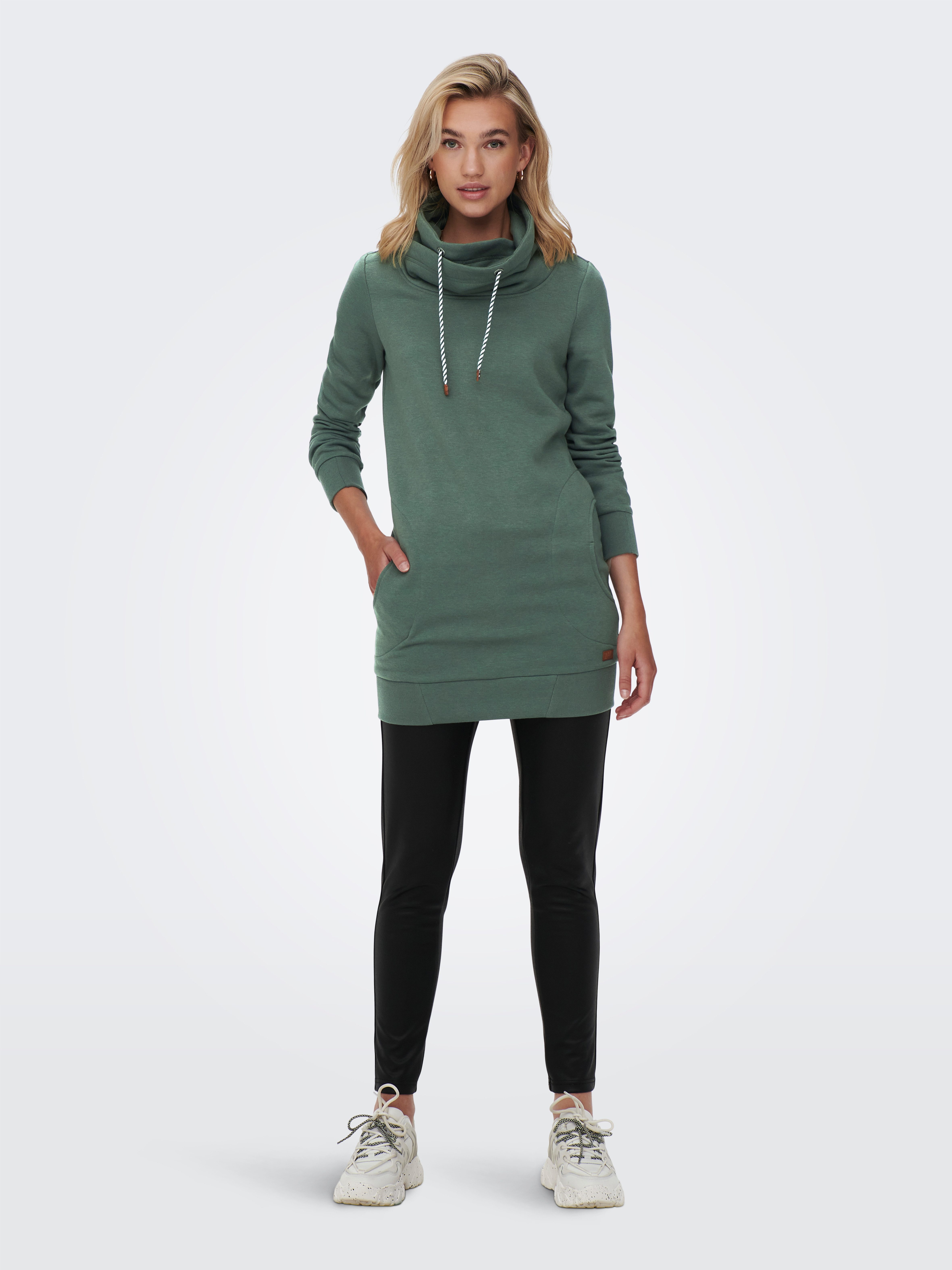 Only Sweatshirt ONLBETTE L/S LONG HIGH NECK SWT