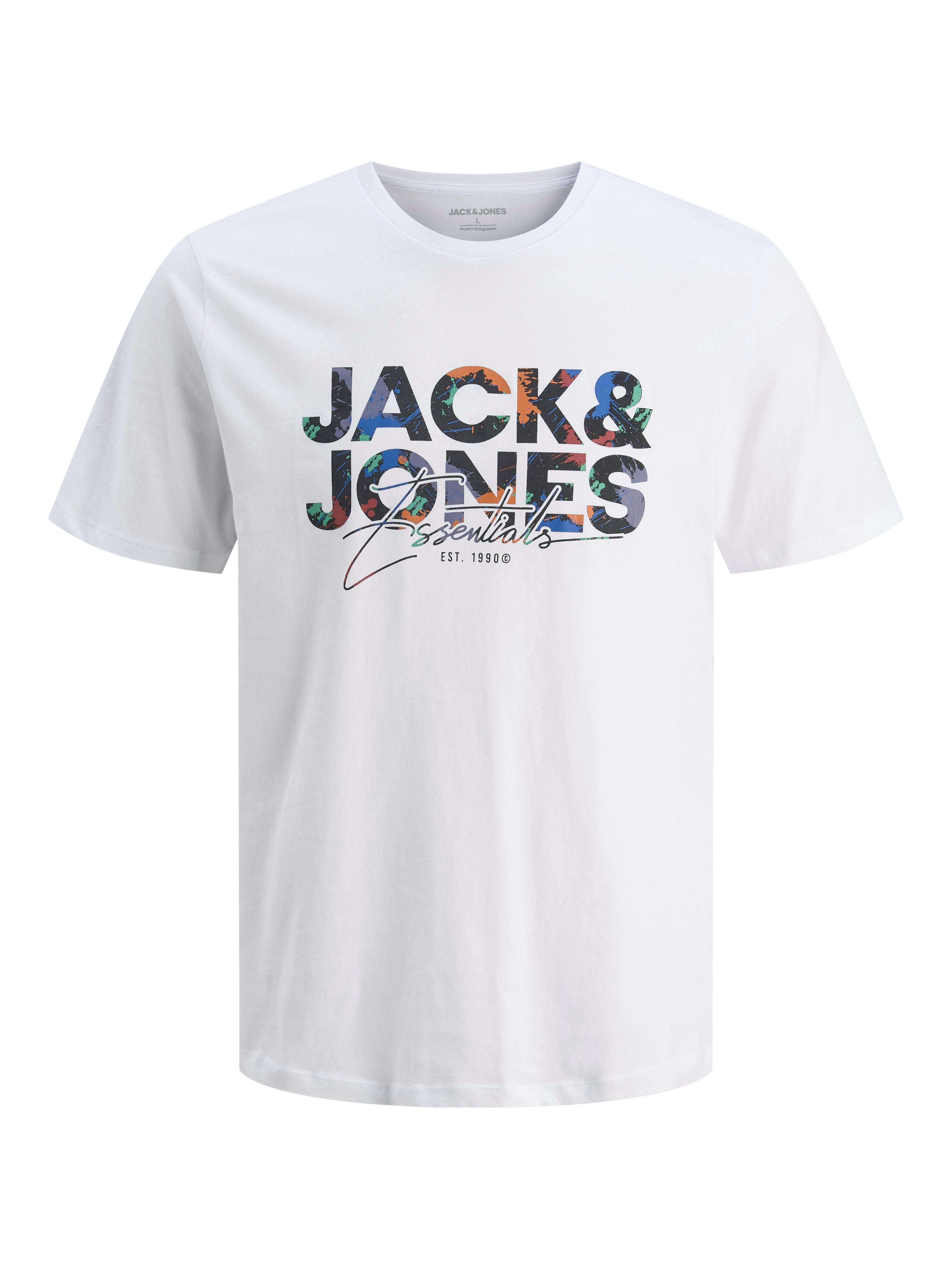 Jack & Jones Junior T-shirt JJGEPLAS TEE SS CREW NECK 3PK MP JNR (set, 3-delig)