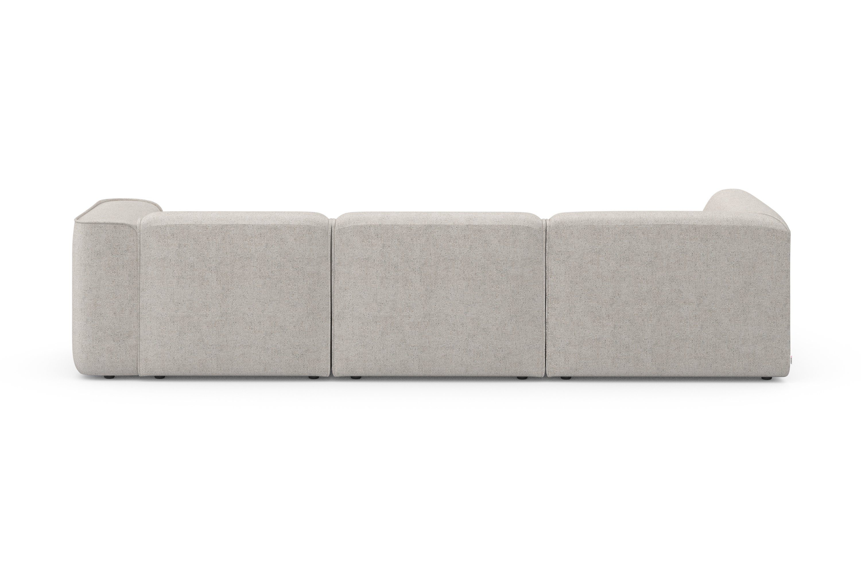 RAUM.ID Hoekbank Merid L-vorm, altijd uitbreidbaar met modules, B/D/H: 295/162/70 cm