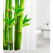 sanilo douchegordijn bamboe hoogte 200 cm groen