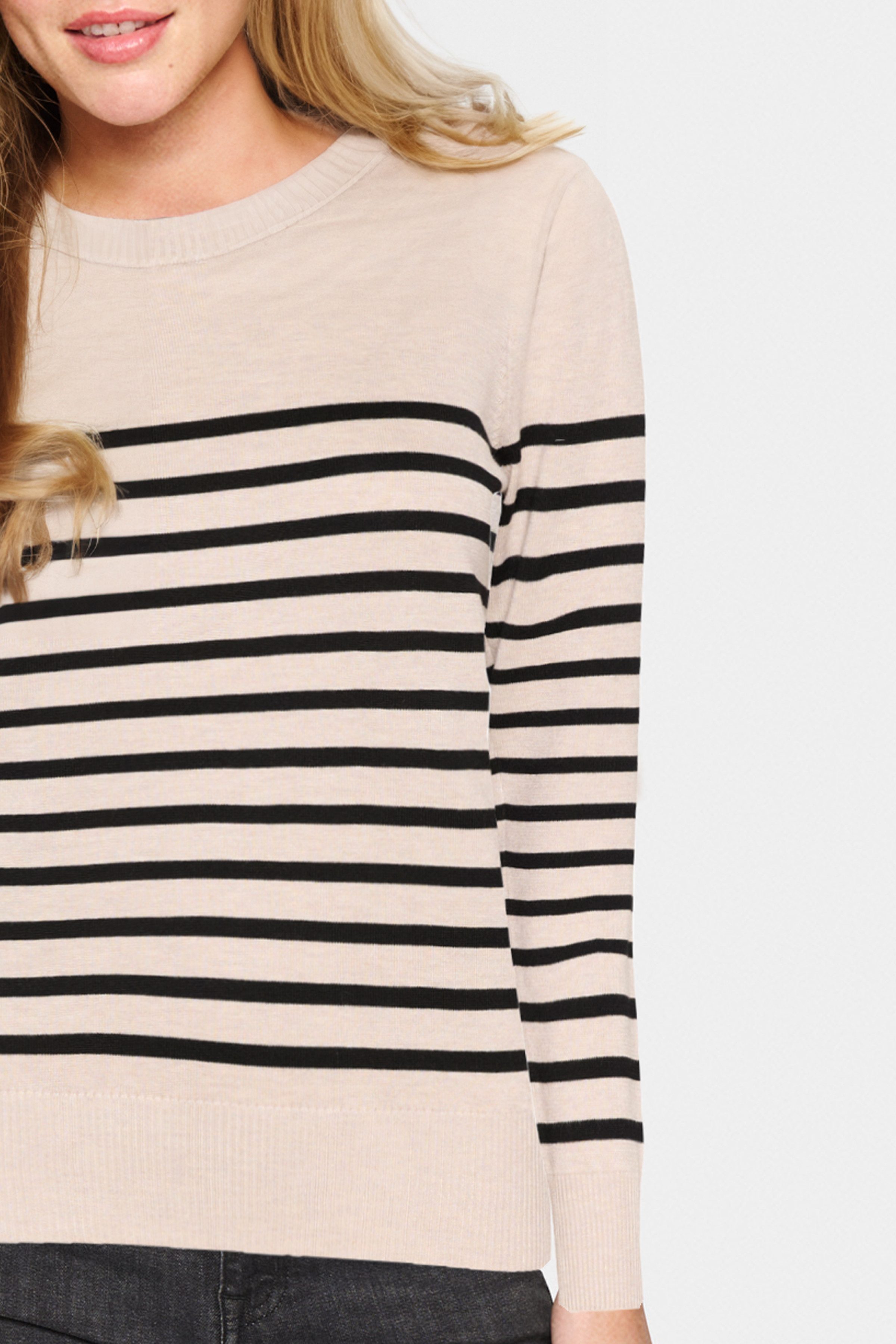 Saint Tropez Gebreide trui MilaSZ LS Striped