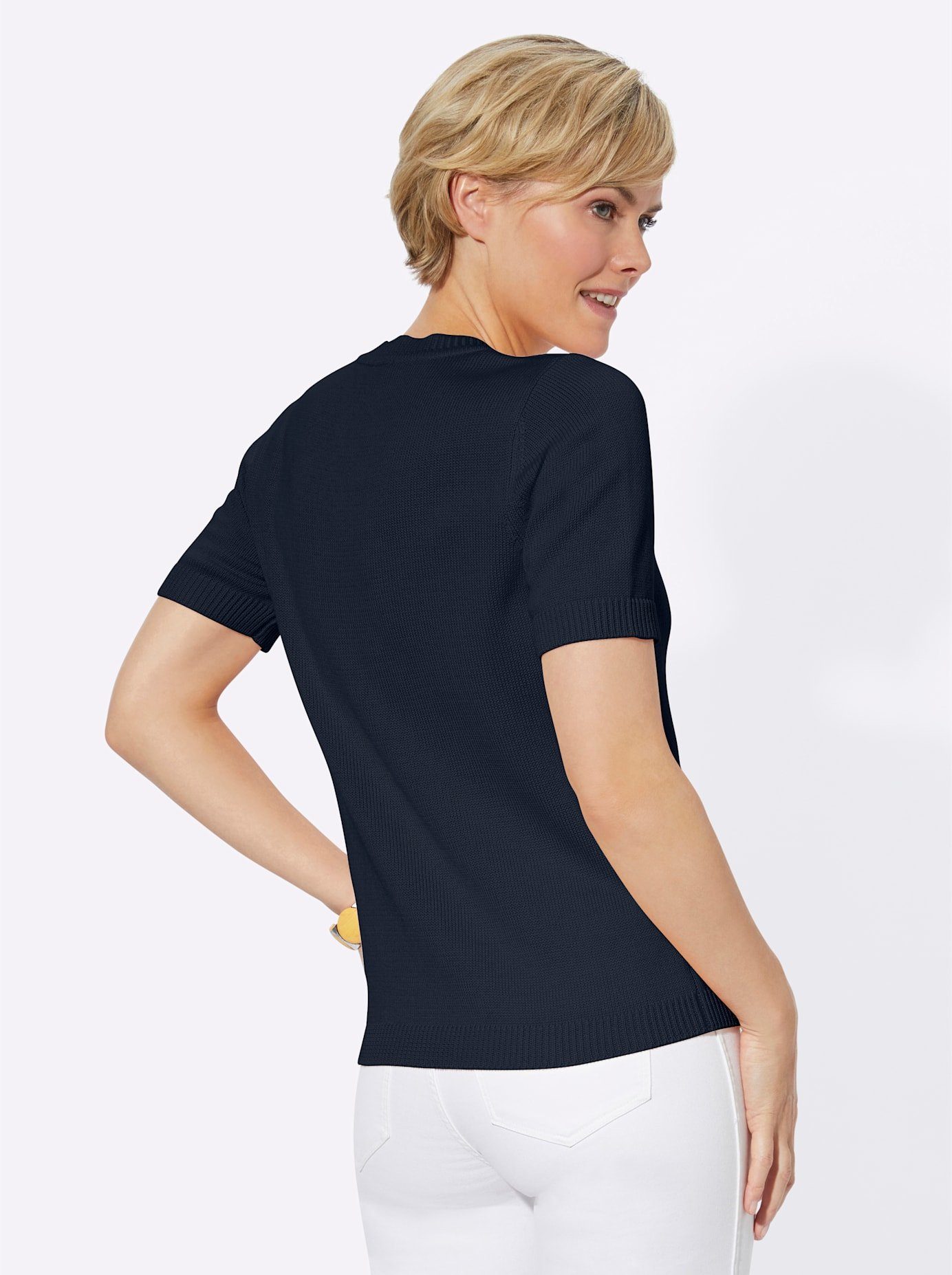 Casual Looks Trui met korte mouwen Trui