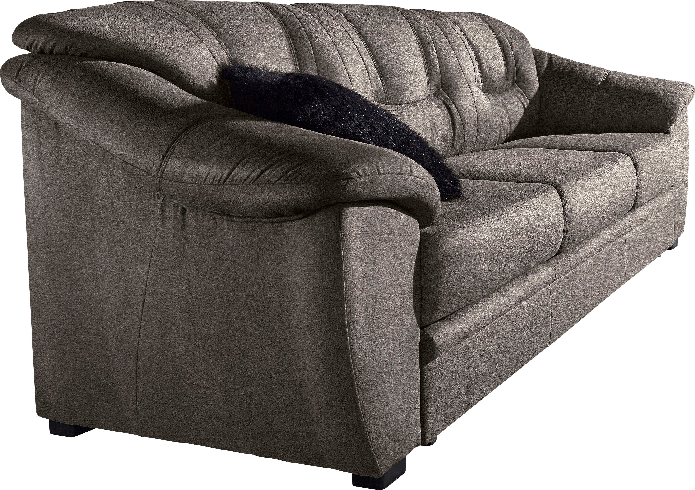 sit&more 3-zitsbank Safira inclusief comfortabele binnenvering, naar keuze met slaapfunctie