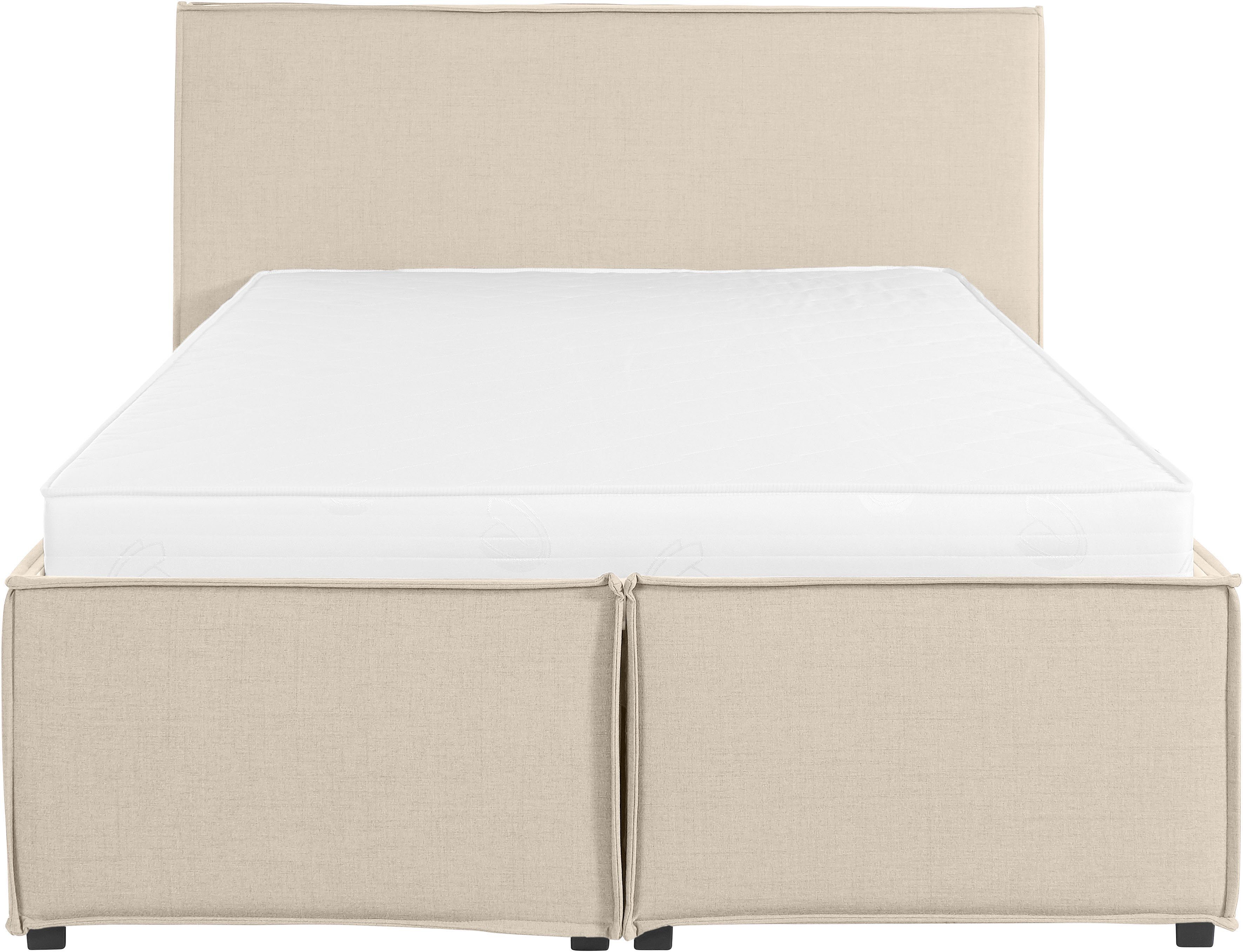 LeGer Home by Lena Gercke Gestoffeerd bed Isaline naar keuze zonder matras of met 3 matrassoorten, hoofdbordhoogte 107 cm