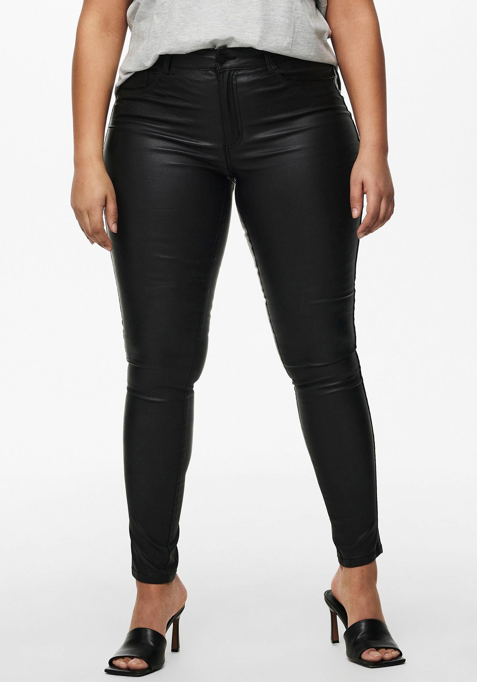 ONLY CARMAKOMA Skinny fit jeans CARPUNK REG SK COATED PANTS