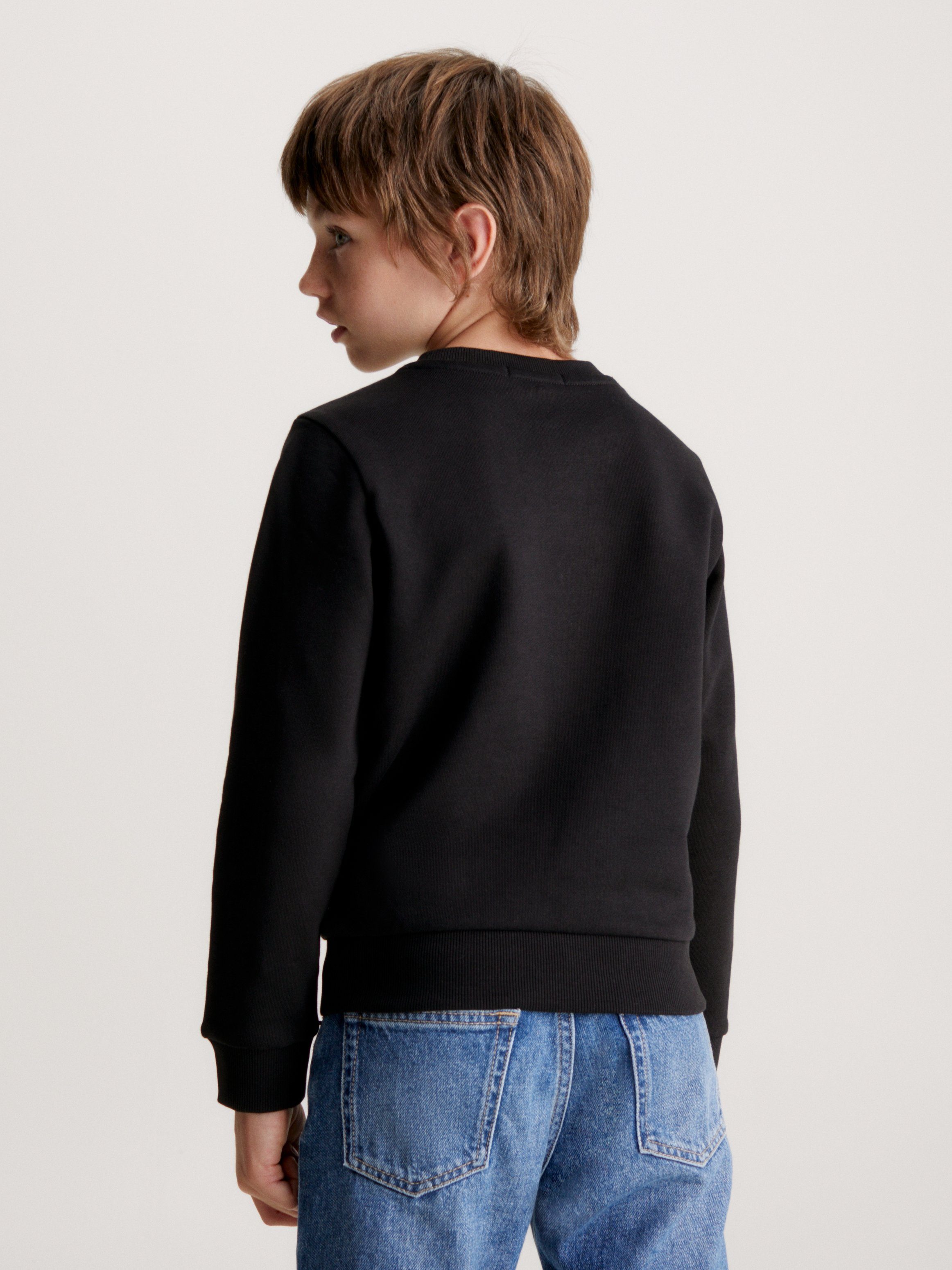 Calvin Klein Sweatshirt INST. LOGO REGULAR CN voor kinderen tot 16 jaar