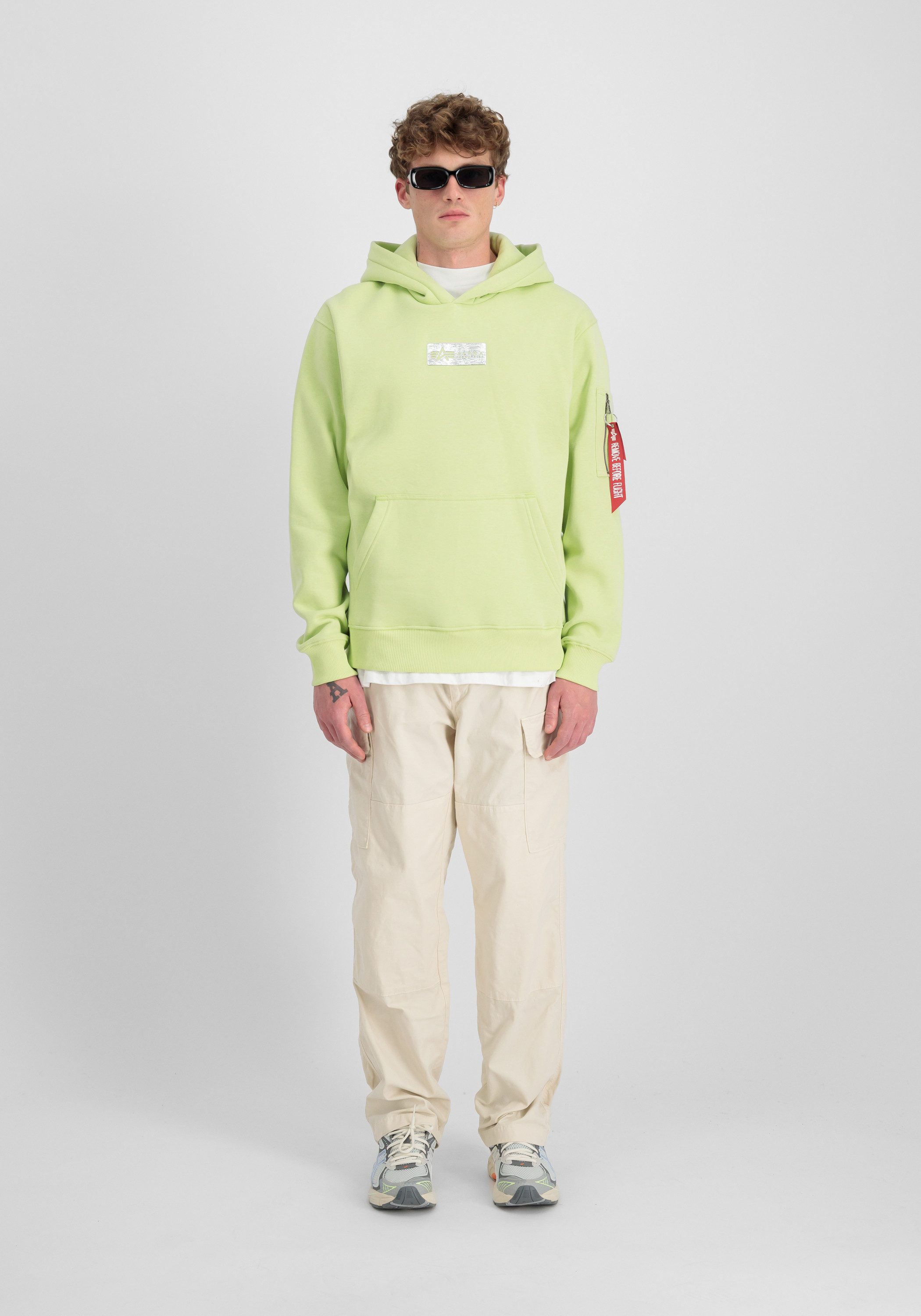 Alpha Industries Hoodie Alpha Industries Men - Hoodies Metal Plate Hoodie