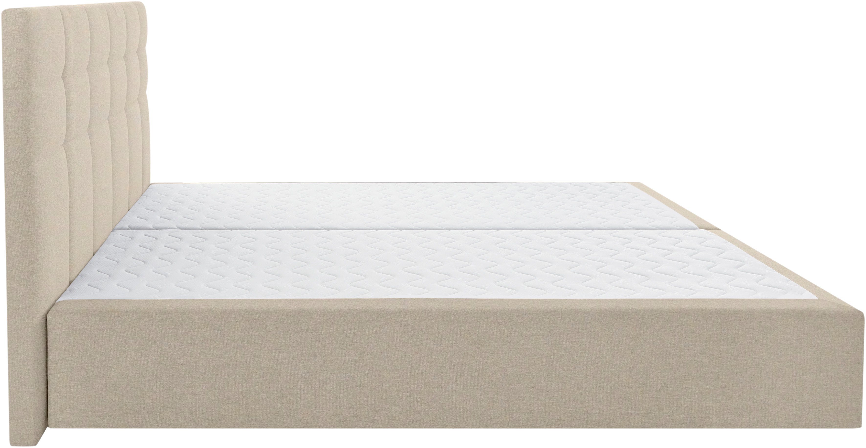 INOSIGN Boxspring OVALO optioneel met bedbox, verkrijgbaar in h2, h3 & h4