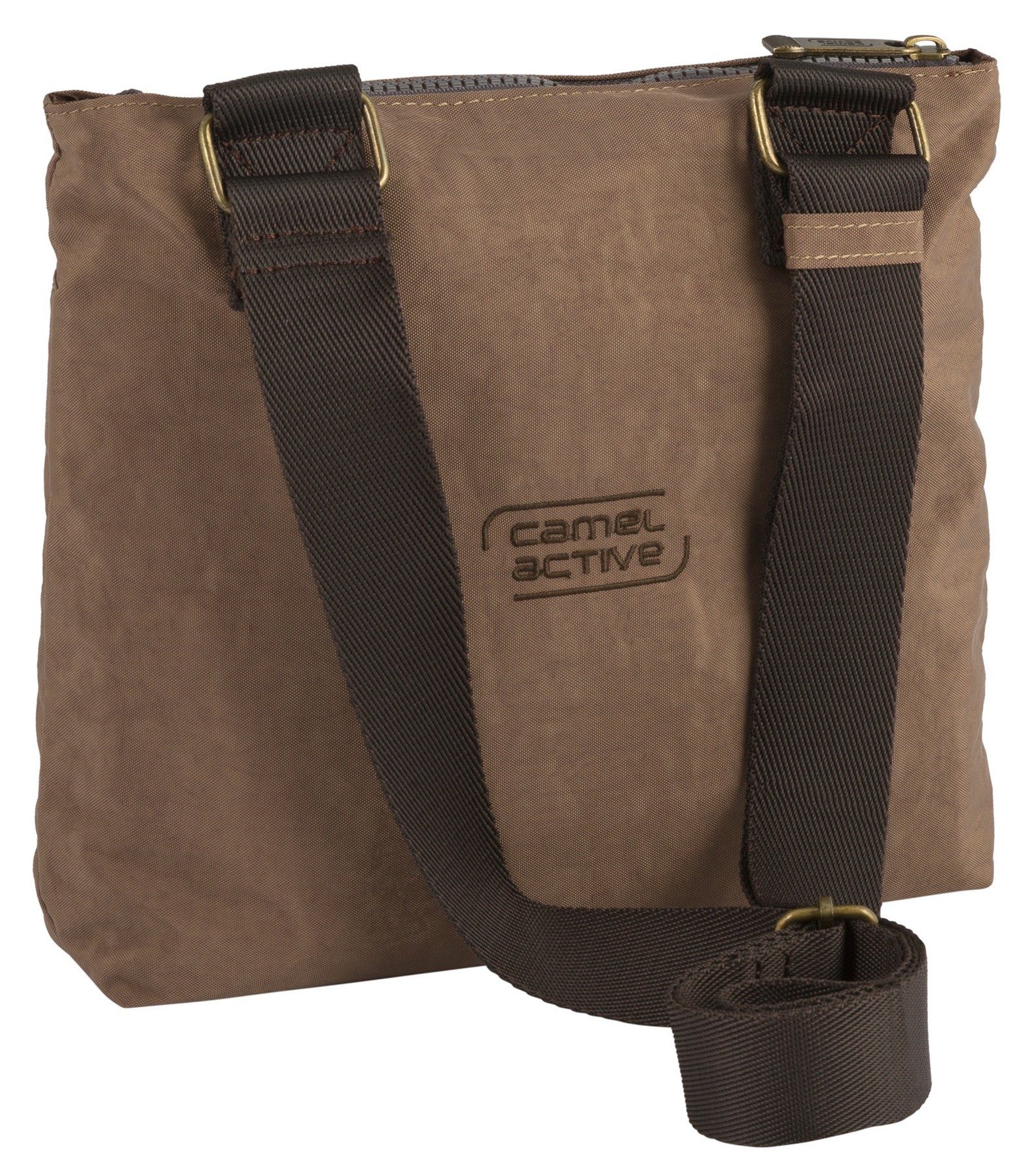 camel active Schoudertas Journey van licht robuust nylon, functioneel perfect voor alle levensomstandigheden
