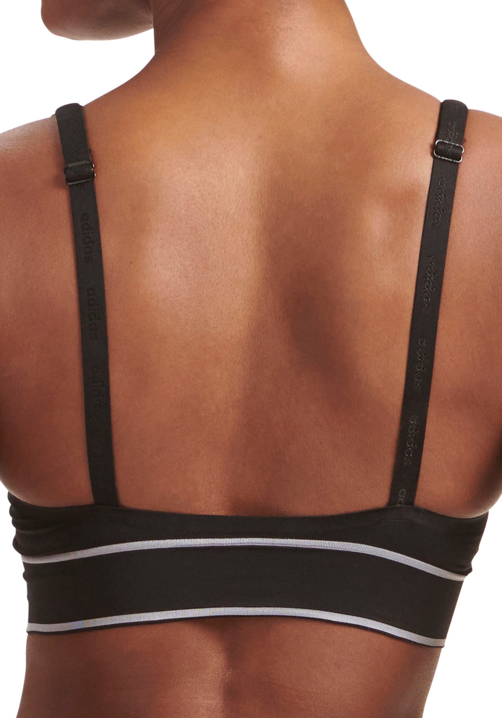 adidas Sportswear Sport-bh met brede logo-onderband