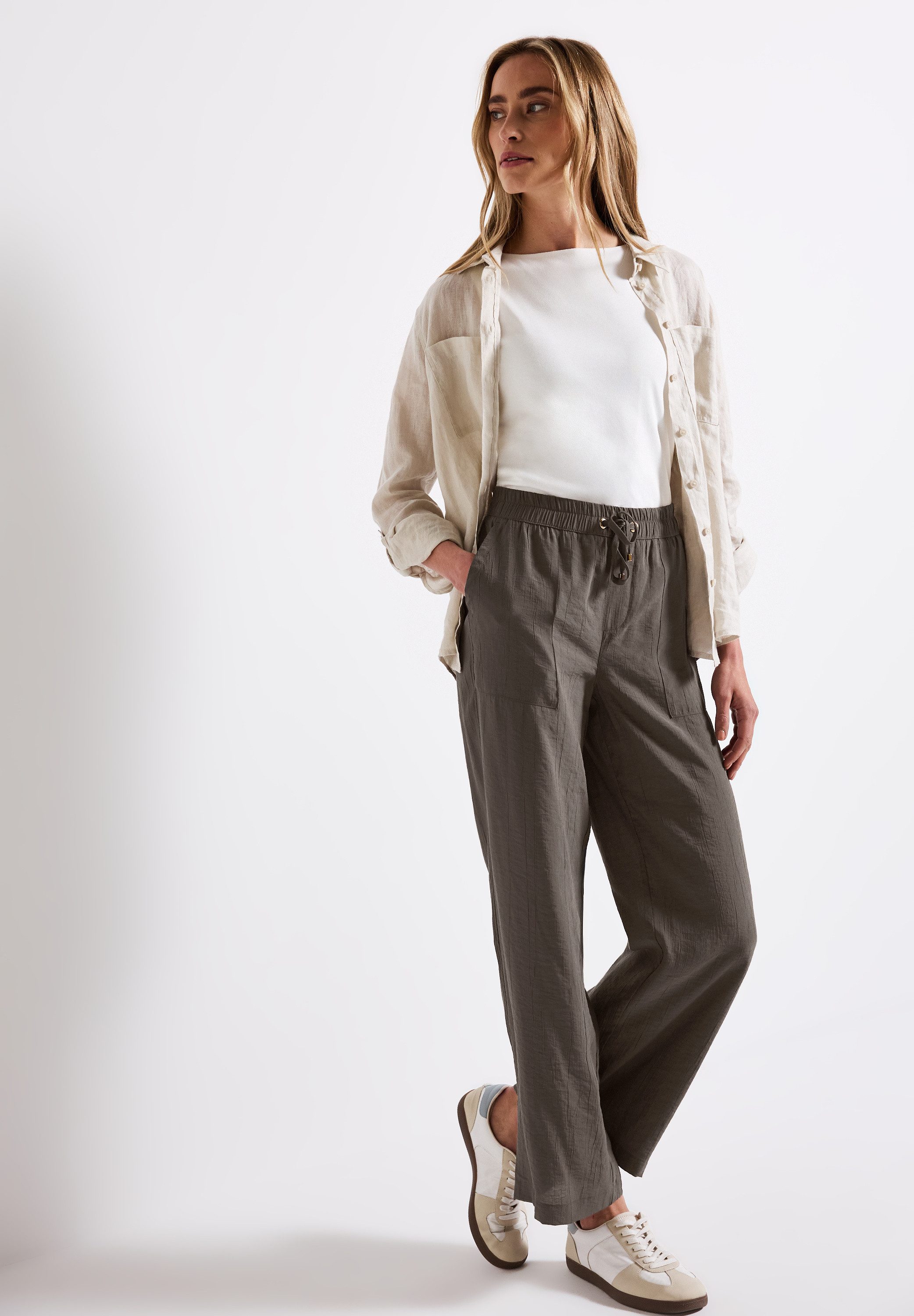 STREET ONE Stoffen broek