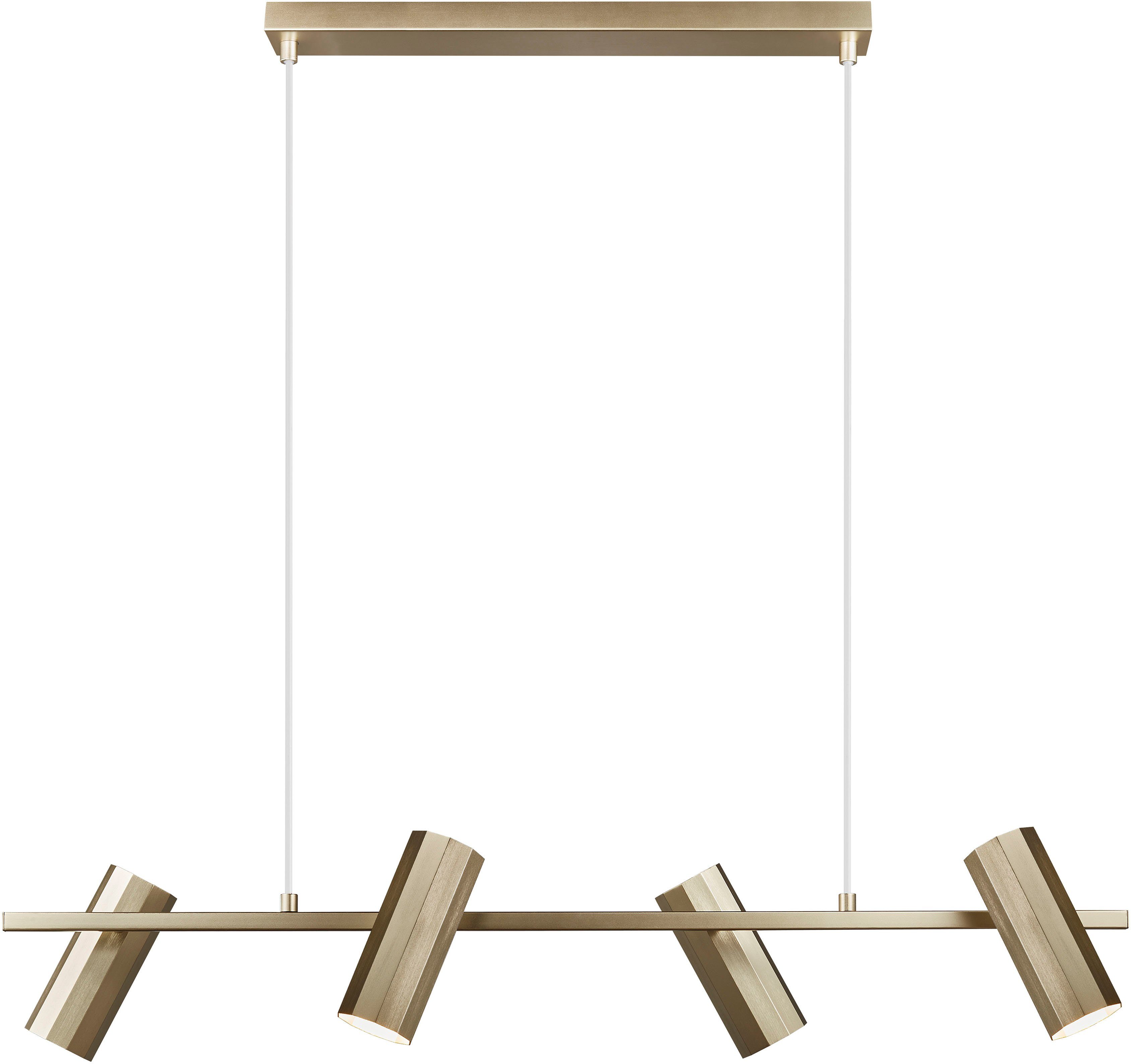 Nordlux Hanglamp Alanis Minimalistisch ontwerp, 10-zijdig profiel, matzwart (1 stuk)