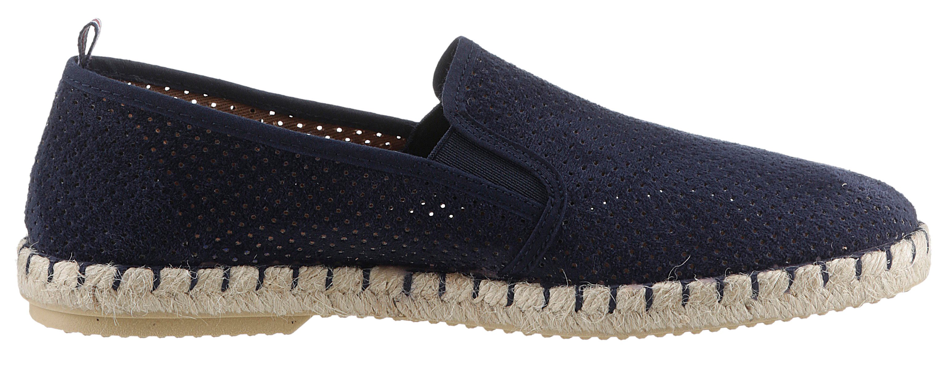 VERBENAS Espadrilles Tom Pacific , loafer, slip-on, zomerschoen, strandschoen met stretch inzetstukken