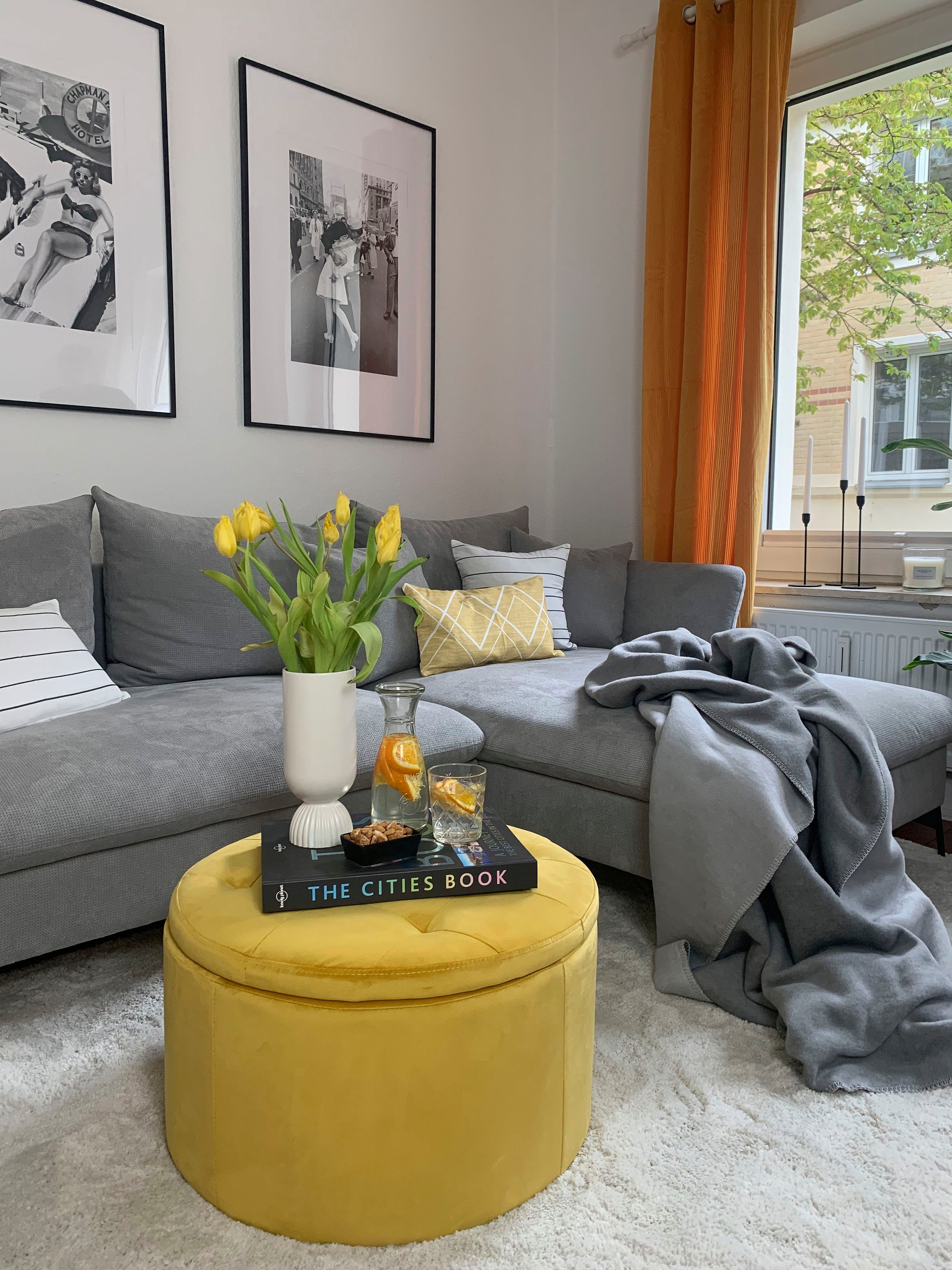 andas Deken Greta in reversible-look met afgehechte siersteek, knuffeldeken