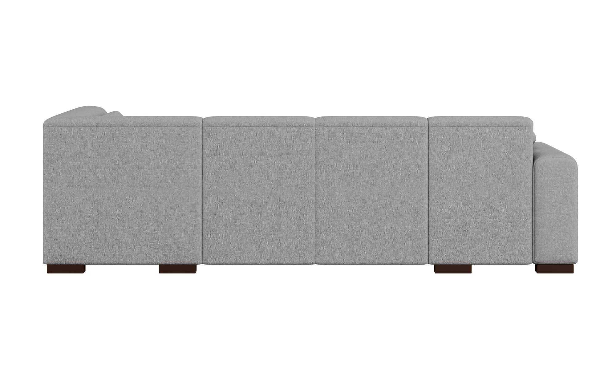Home affaire Zithoek BORNHOLM U-vorm met chaise longue rechts/links, B/D/H: 300/162/85 cm U-vorm met golvende ondervering, chaise longue rechts of links bestelbaar