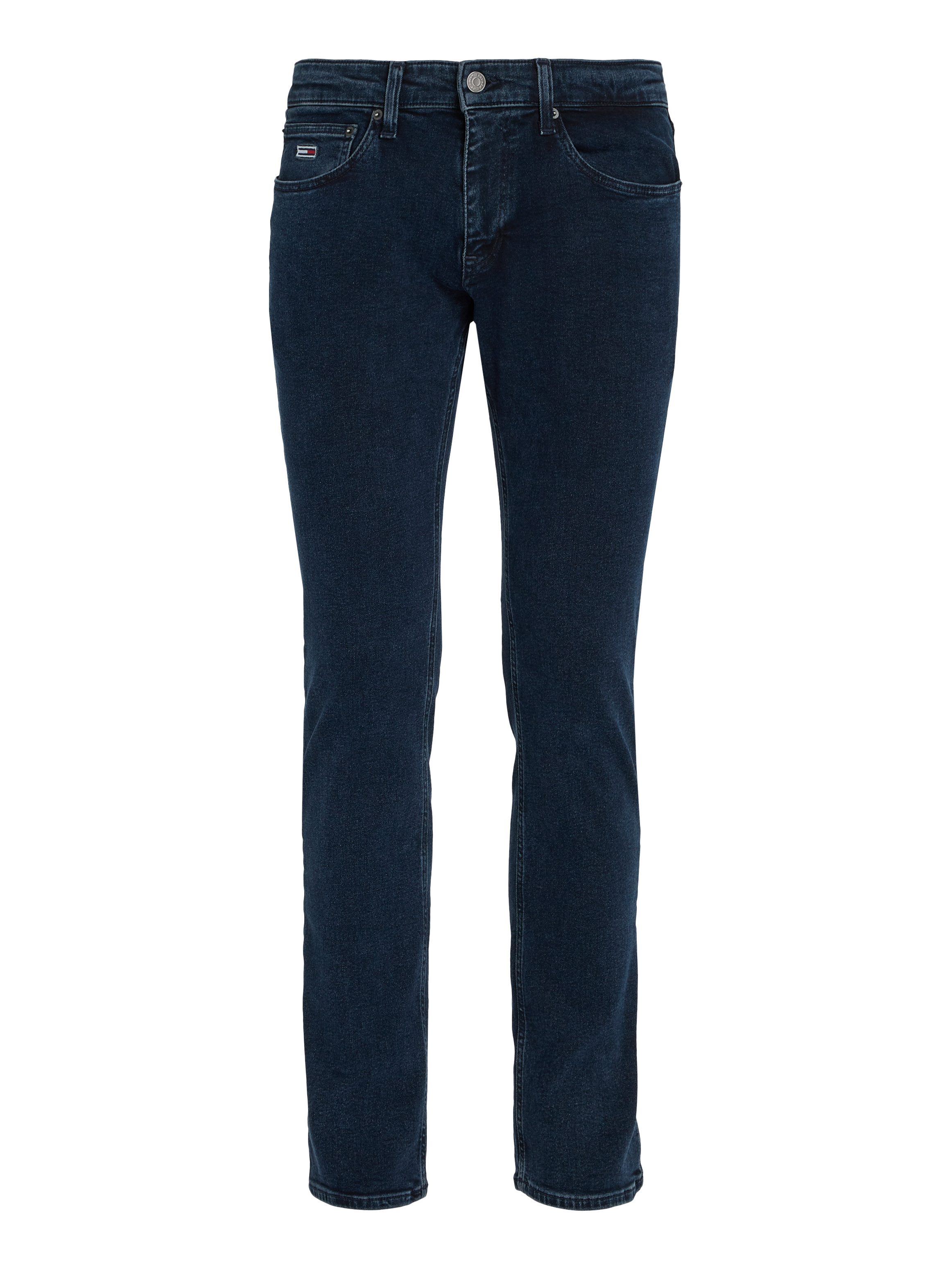 TOMMY JEANS Slim fit jeans SCANTON SLIM met gestempeld logo