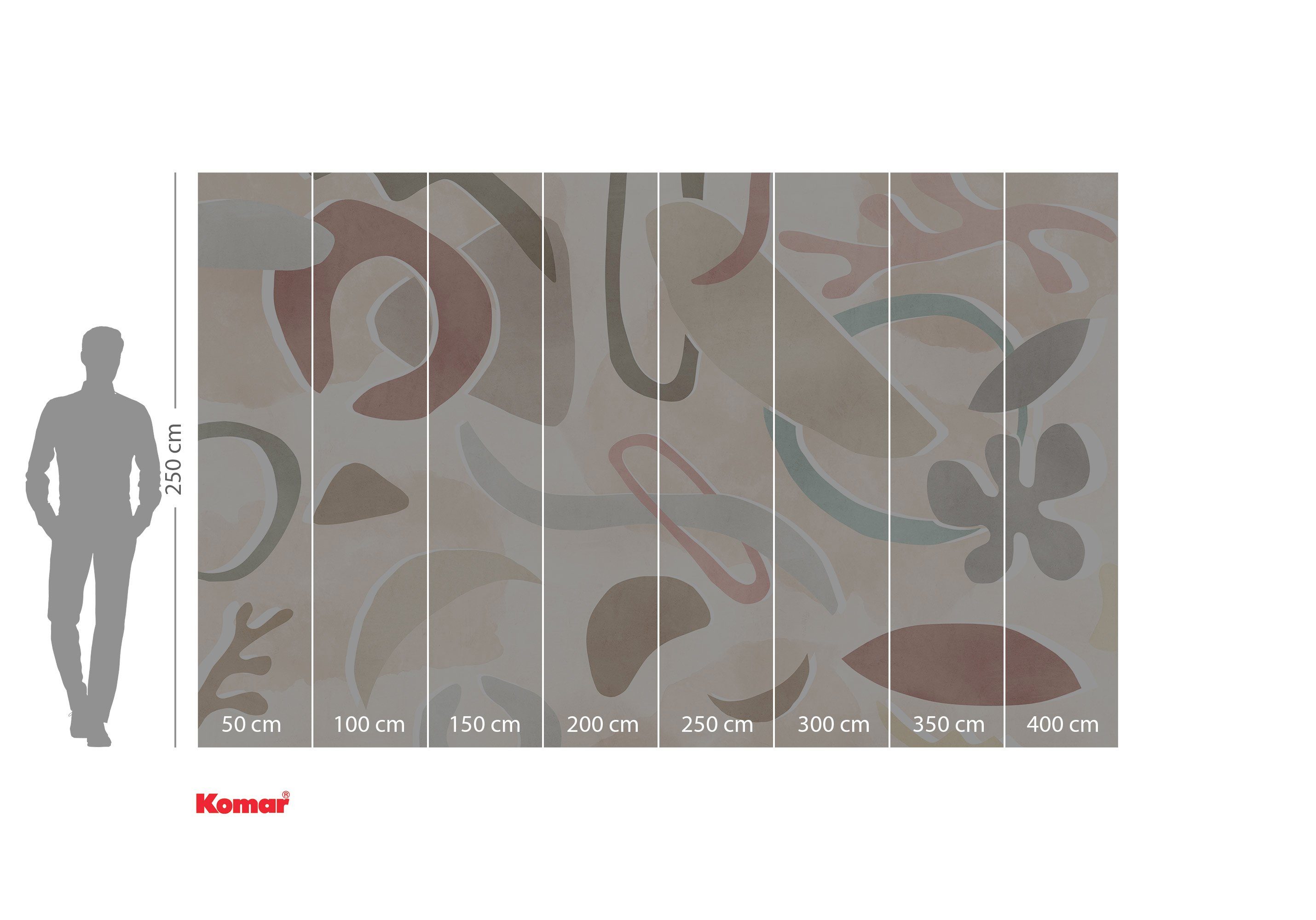Komar Fotobehang Digitale print vlies - Paradox Parallelogramm - Afmeting 400 x 250 cm (1 stuk)