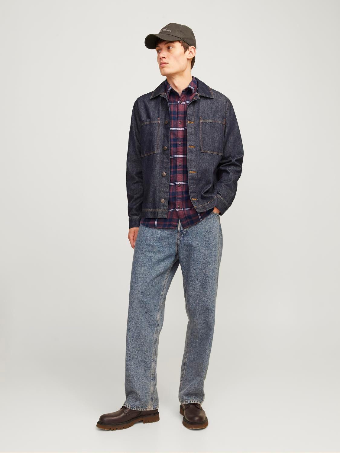 Jack & Jones Overhemd met lange mouwen JJJOSHUA FALL FLANNEL SHIRT LS