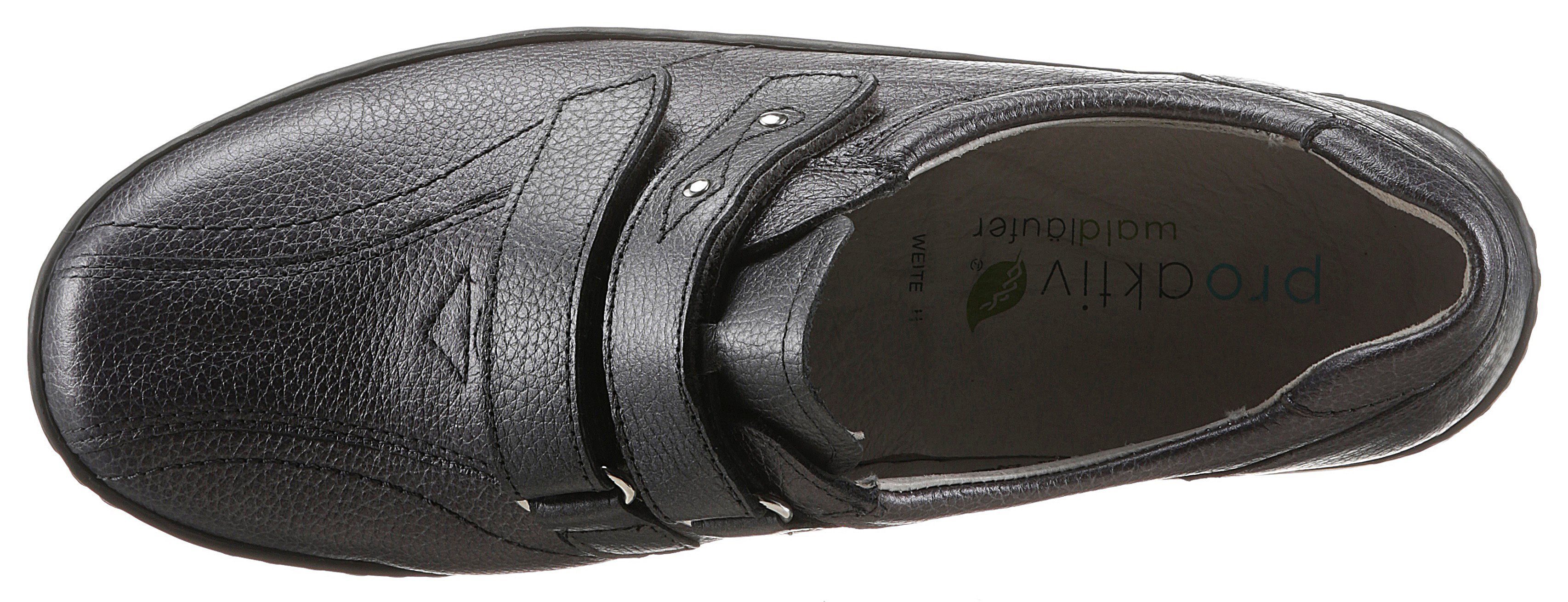 Waldläufer Klittenbandschoenen Henni Slipper, feestdagsschoen, comfortabele schoen met klittenband, H-breedte