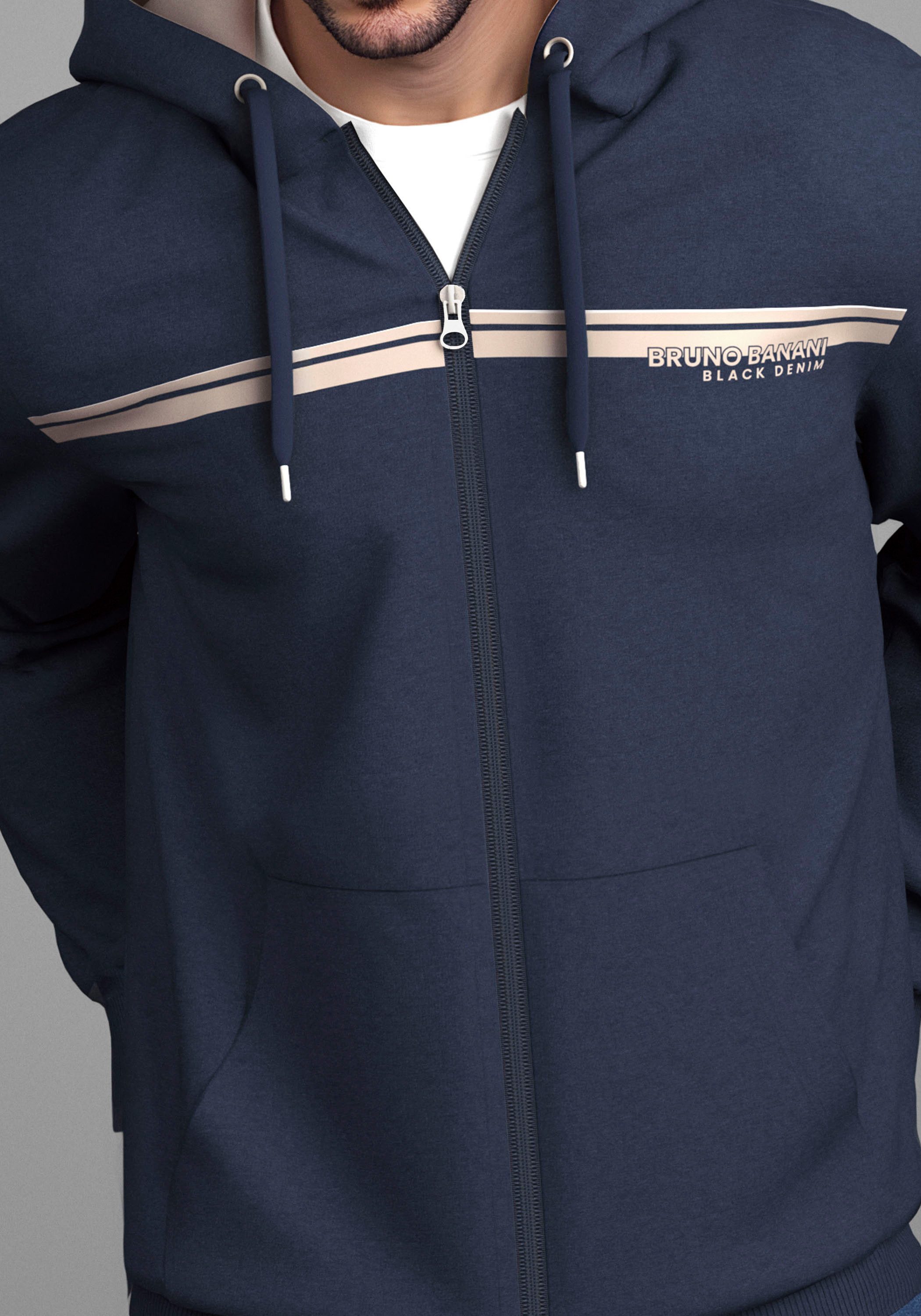 Bruno Banani Sweatvest moderne borstprint