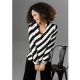 aniston selected blouse zonder sluiting met "selected"-opschrift op de mouwboord - nieuwe collectie zwart