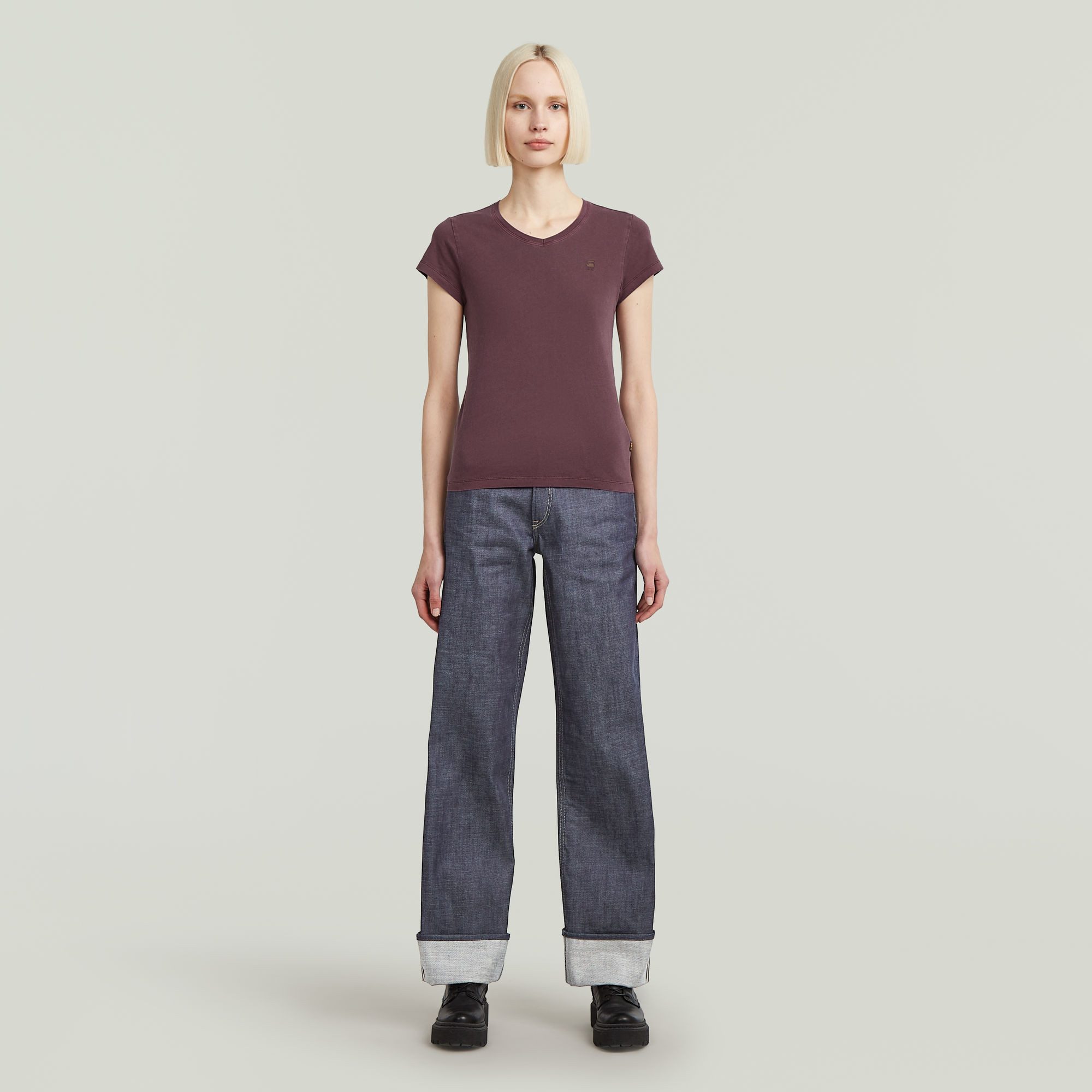 G-Star RAW Shirt met V-hals Eyben