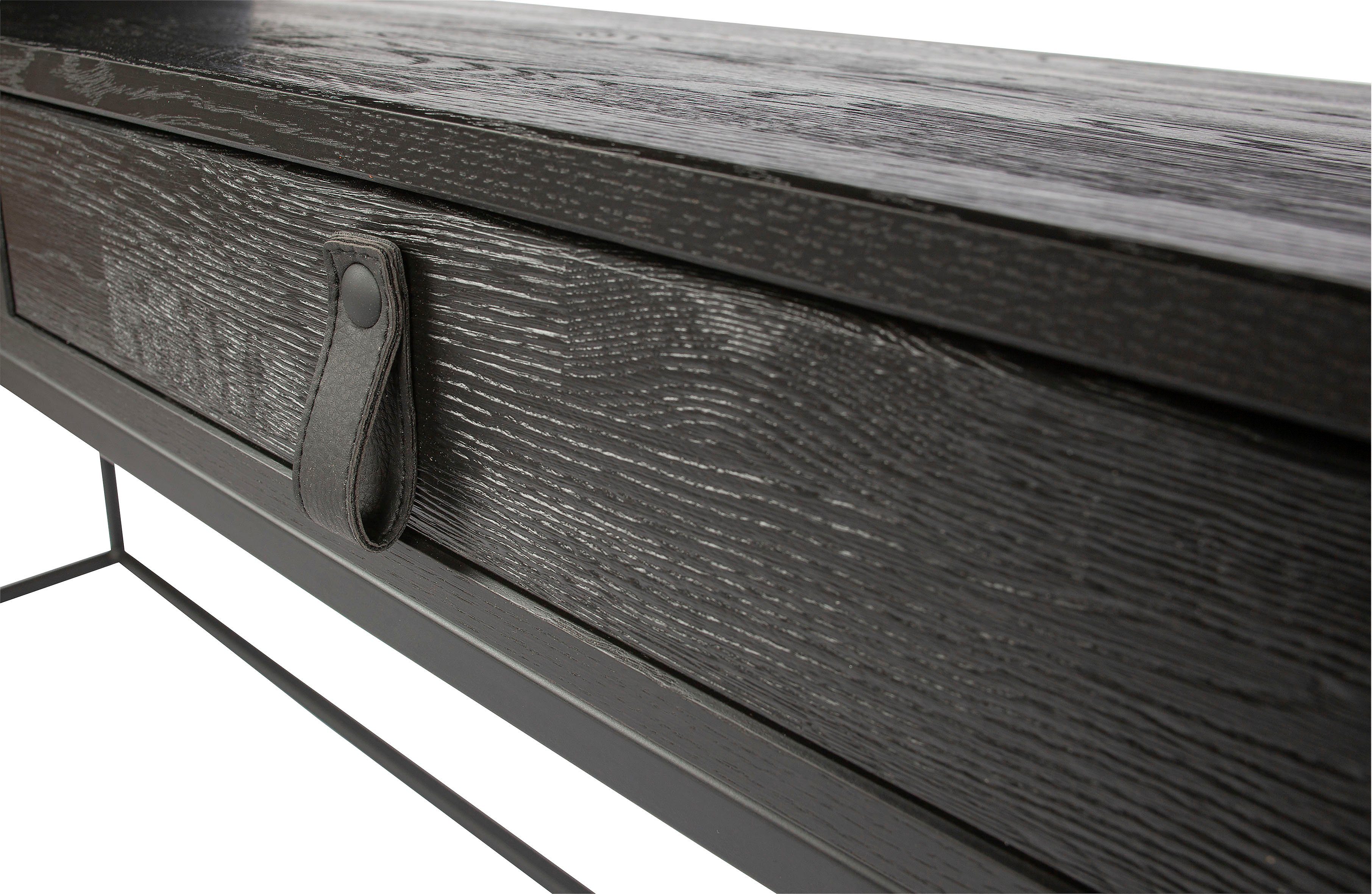 WOOOD Bureau Silas twee lades, hout gedeeltelijk massief, h 75 cm x b 140 cm