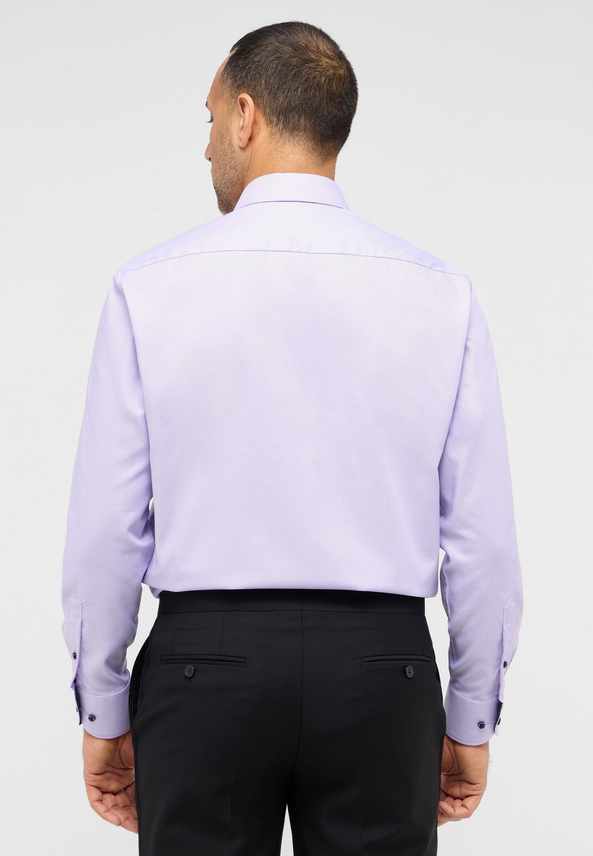 Eterna Overhemd met lange mouwen Comfort fit NON IRON (strijkvrij)