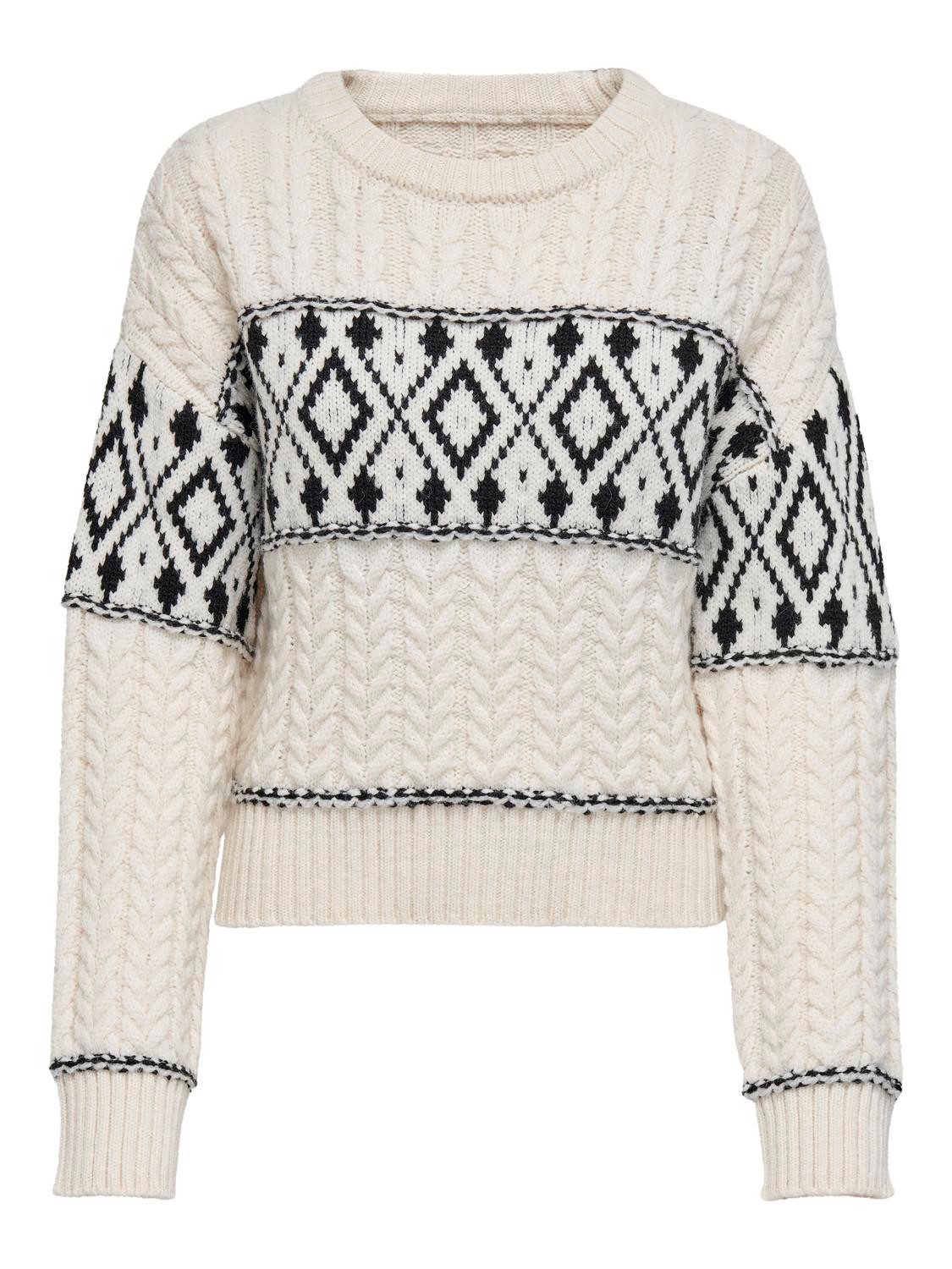 Only Gebreide trui ONLMARENT L/S PULLOVER KNT NOOS