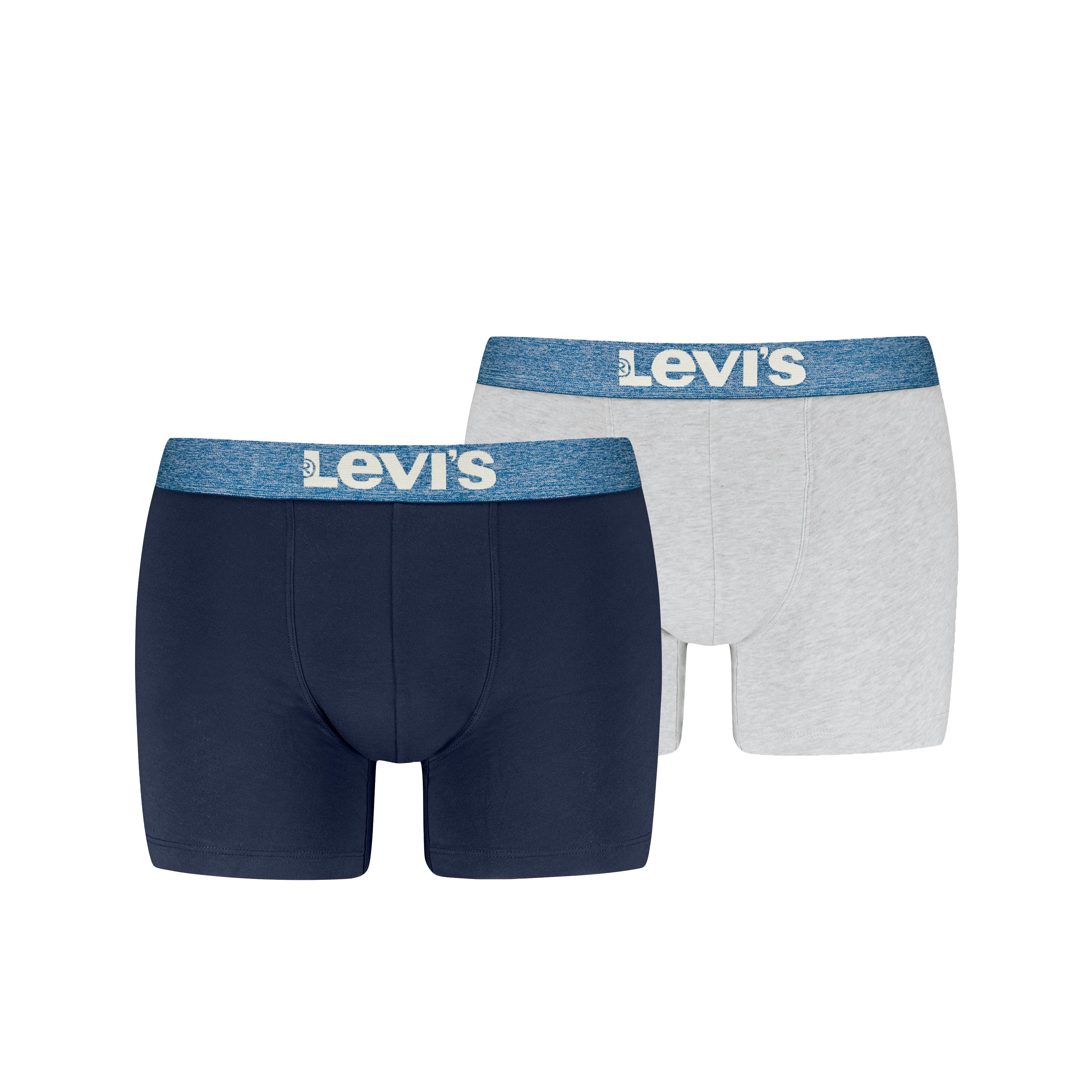 Levi's® Slip LEVIS MEN MELANGE WB BOXER BRIEF ORGANIC CO 2P (Set van 2)