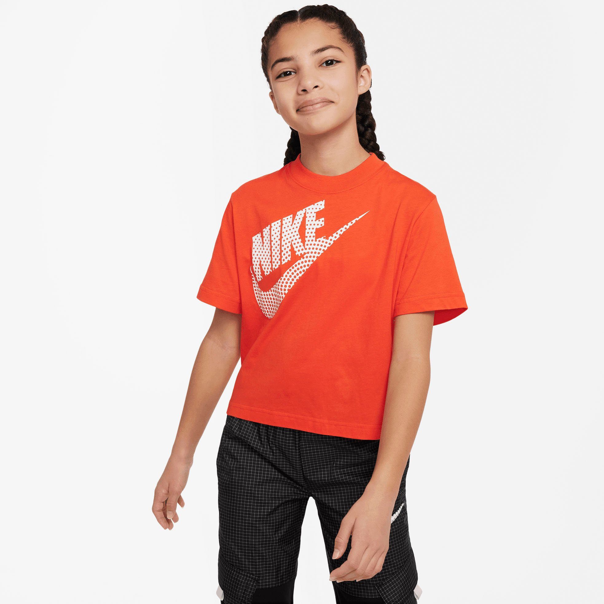 [Sehr beliebt, hohe Qualität] Nike Sportswear T-shirt G NSW | ESSNTL DNC gevonden OTTO BOXY TEE makkelijk TEE