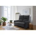 exxpo - sofa fashion 2-zitsbank inclusief relaxfunctie en naar keuze vak grijs
