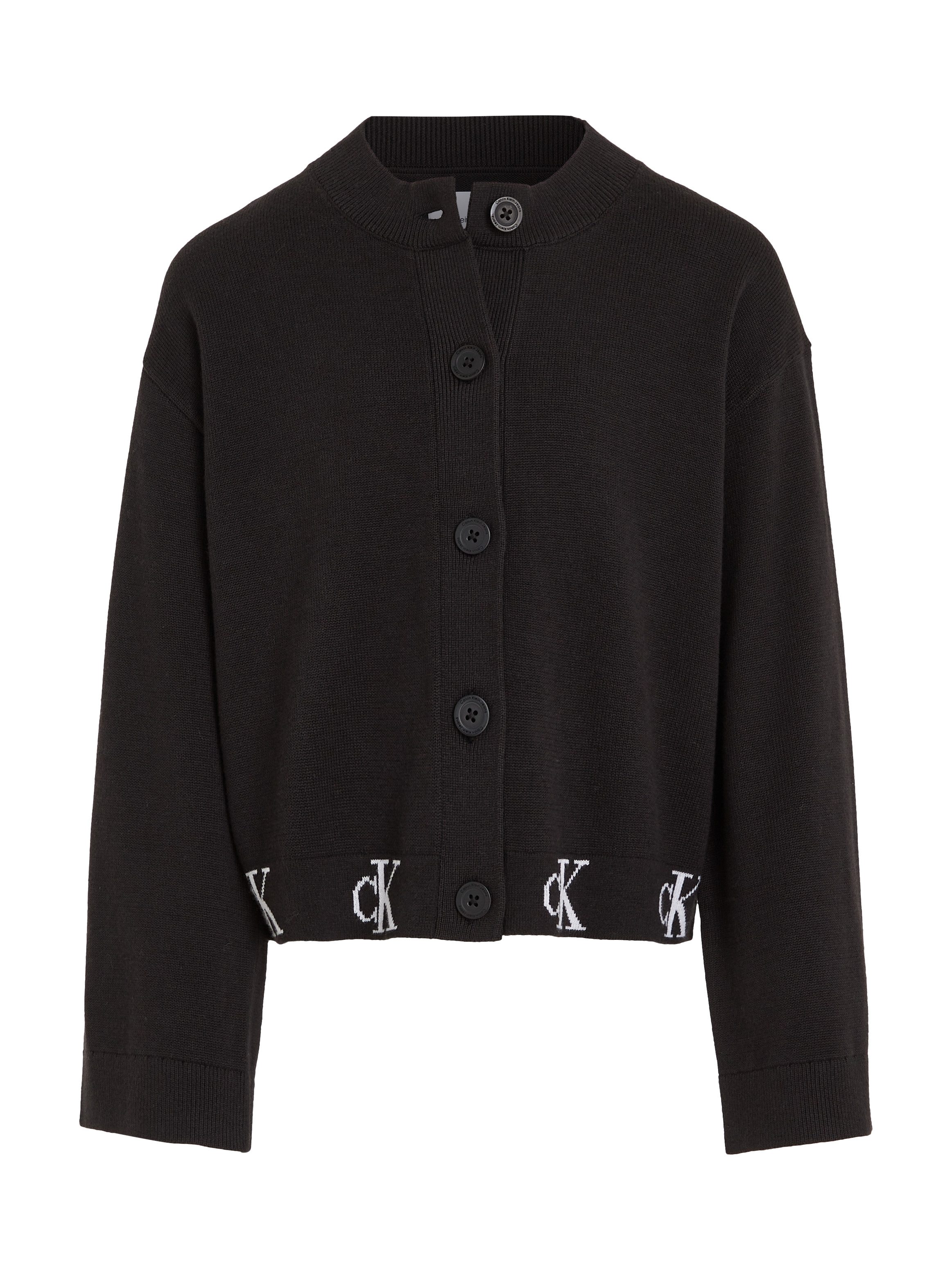 Calvin Klein Cardigan MONOGRAM LOGO CARDIGAN voor kinderen tot 16 jaar