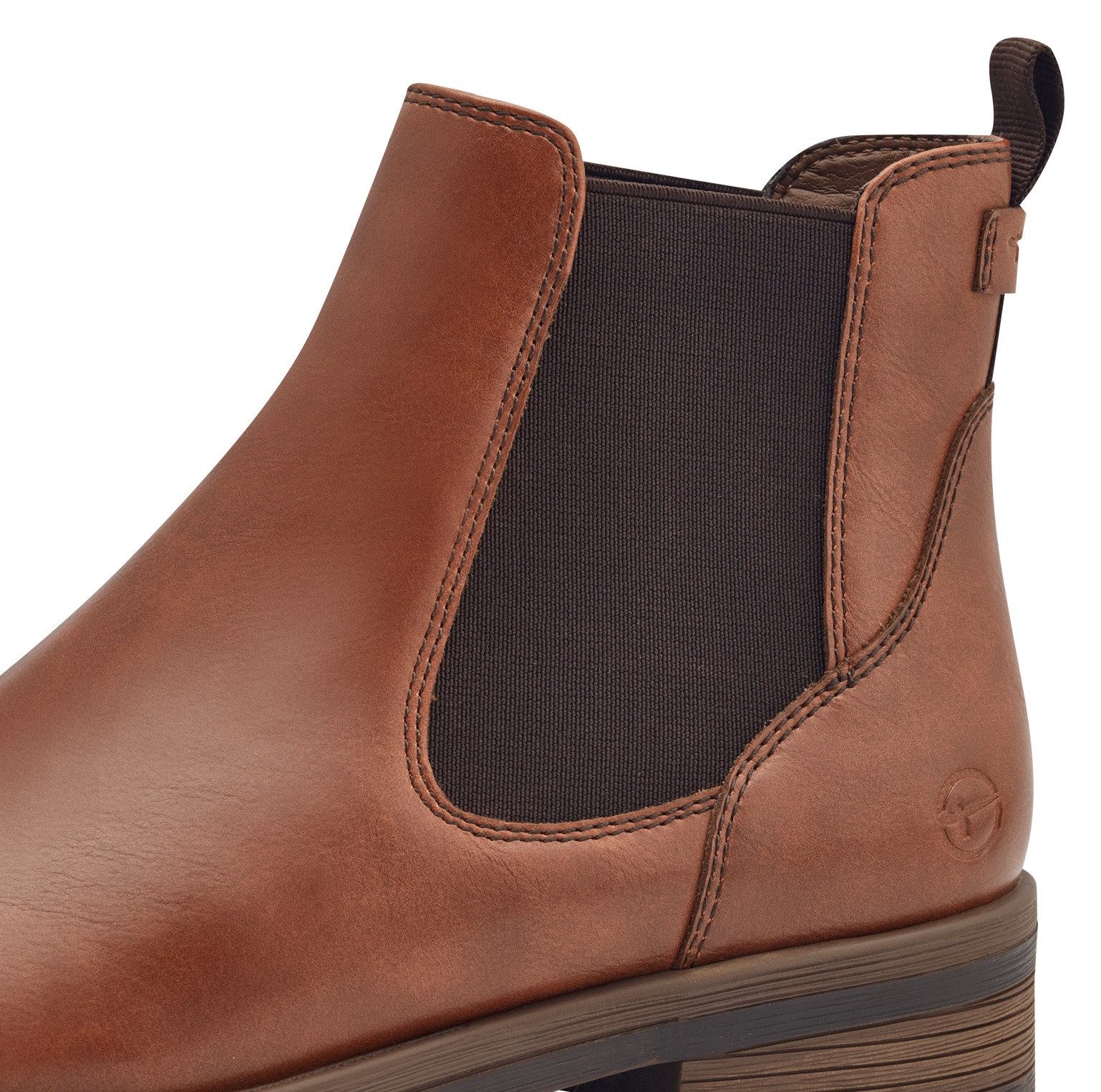 Tamaris Chelsea-boots blokhak, laarsjes, business schoen, instapschoen, aantrekband